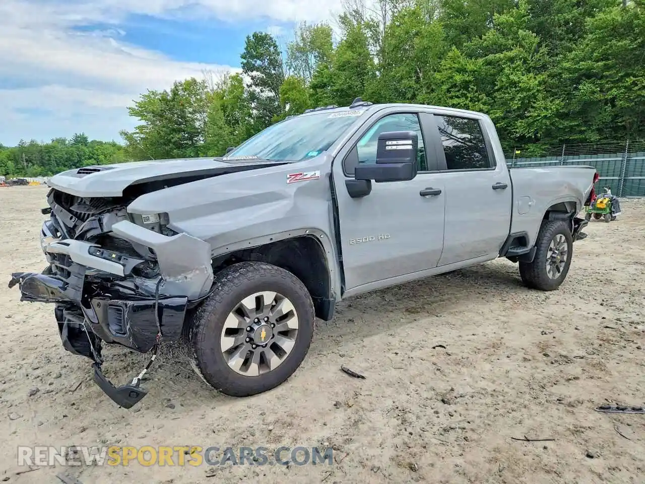 1 Photograph of a damaged car 2GC4KMEY2S1186178 CHEVROLET SILVERADO 2025
