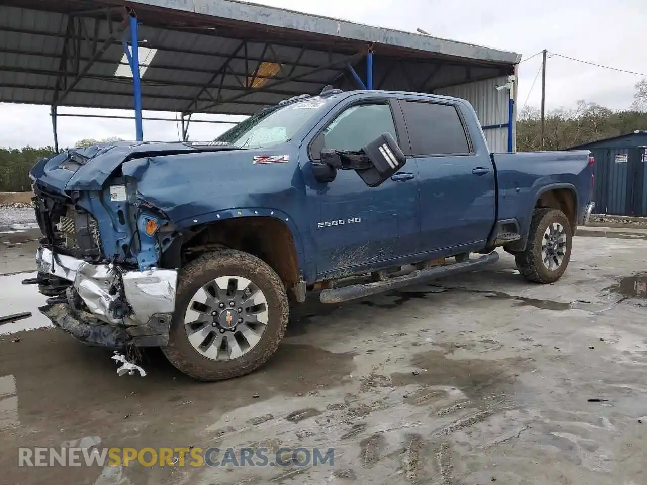 1 Photograph of a damaged car 2GC4KNEY8S1117033 CHEVROLET SILVERADO 2025