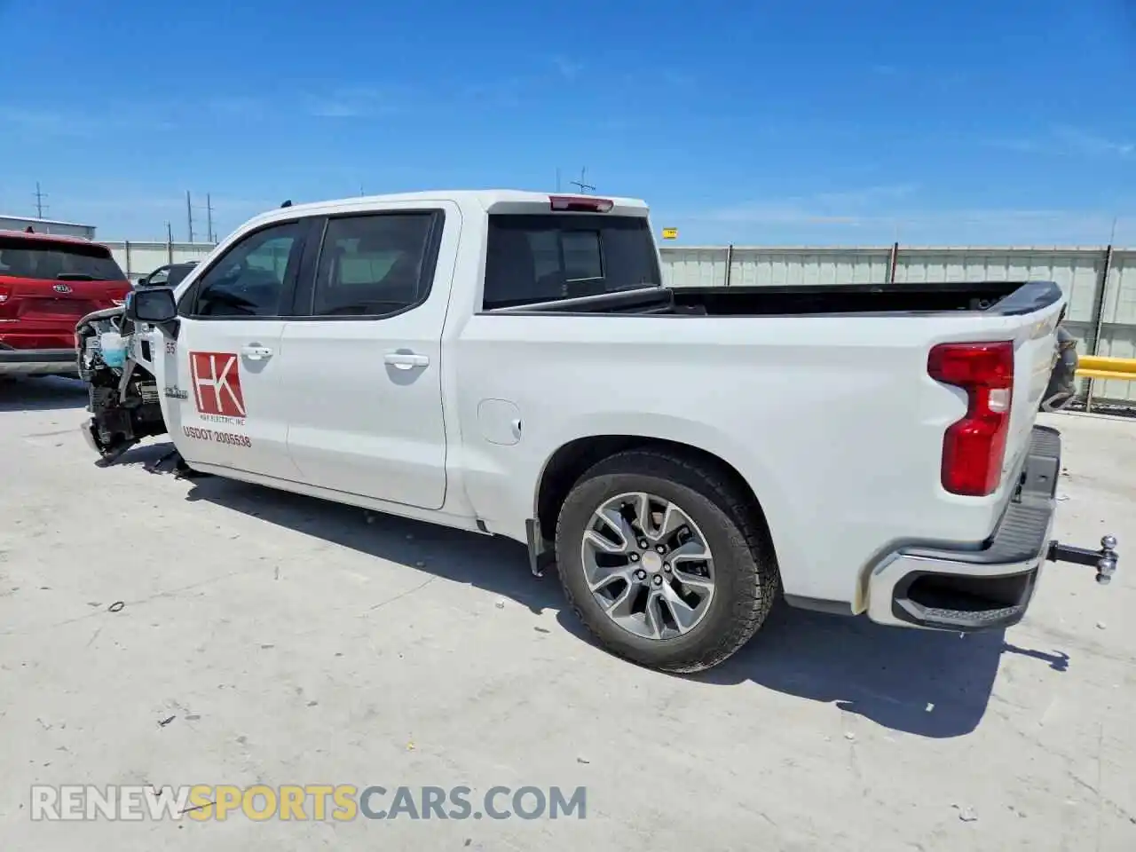 2 Photograph of a damaged car 2GCUKDED6S1201035 CHEVROLET SILVERADO 2025