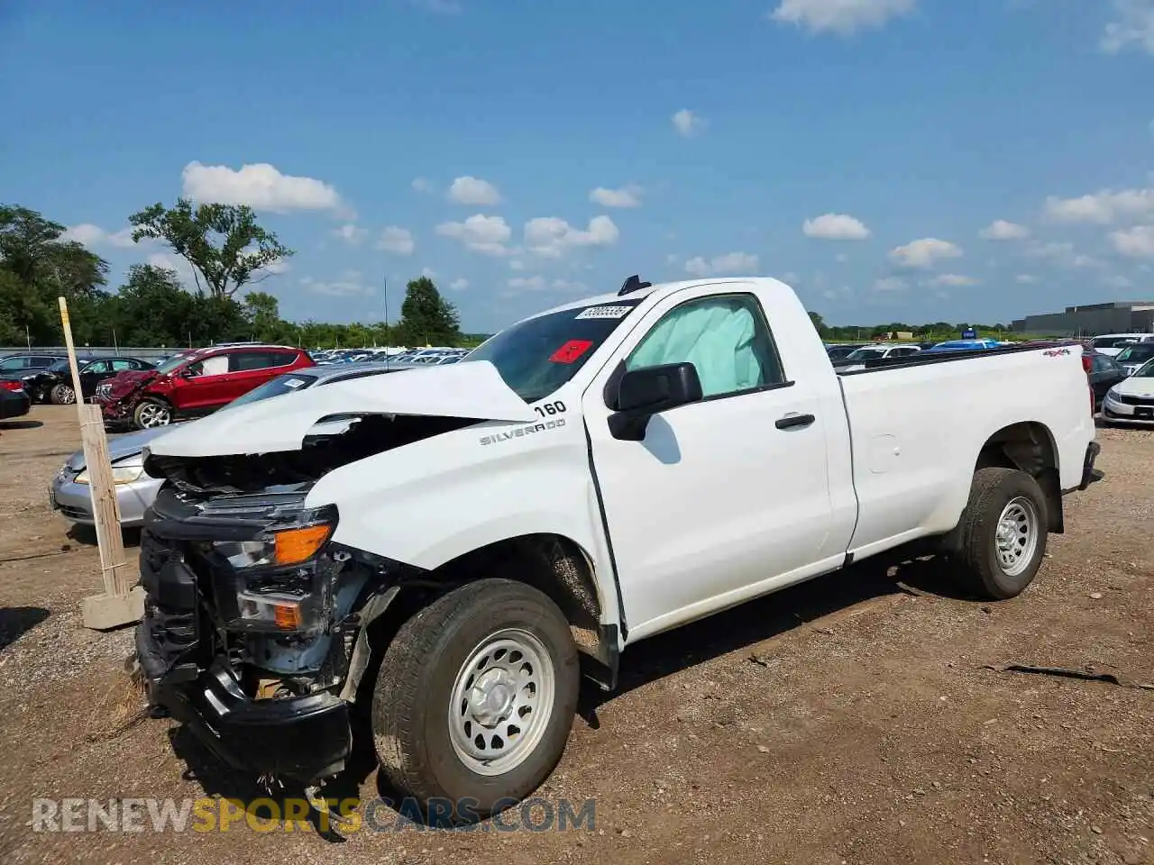 1 fotografías del automóvil dañado 3GCNKAEDXSG371649 CHEVROLET SILVERADO 2025