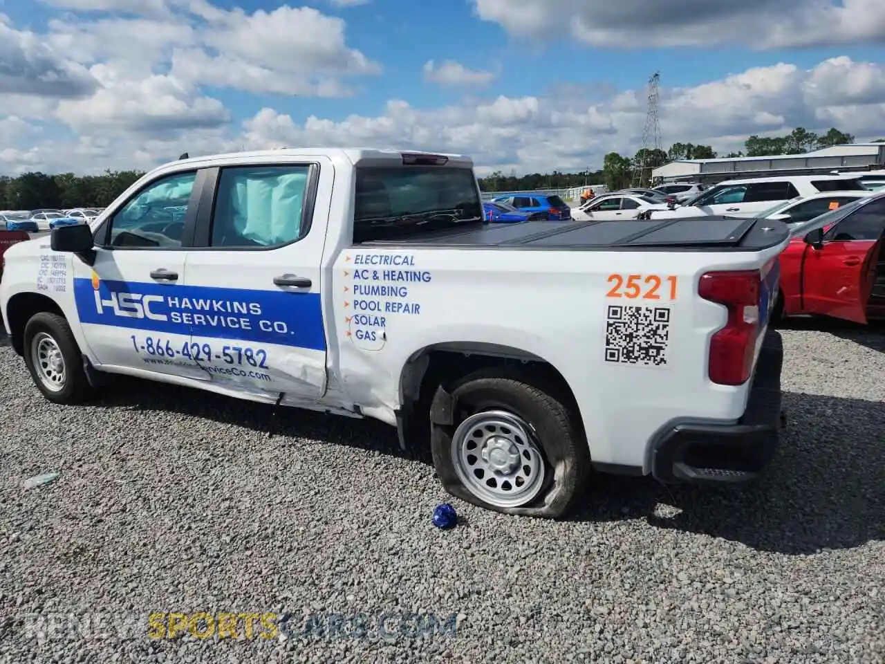 2 Photograph of a damaged car 3GCPAAEK9SG244580 CHEVROLET SILVERADO 2025