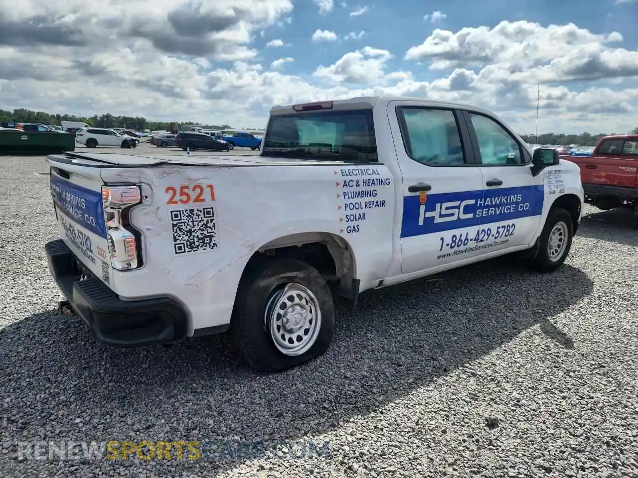 3 Photograph of a damaged car 3GCPAAEK9SG244580 CHEVROLET SILVERADO 2025