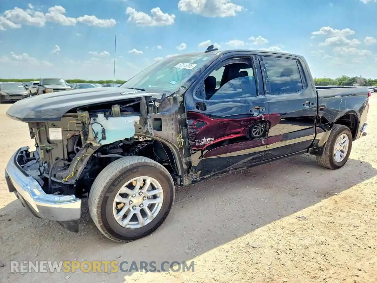 1 Photograph of a damaged car 3GCPACEK2SG370971 CHEVROLET SILVERADO 2025