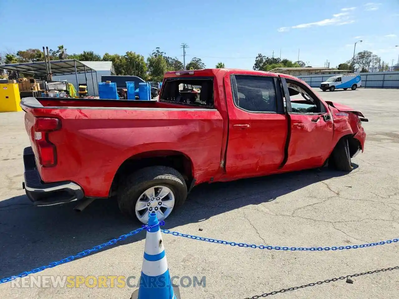 3 Photograph of a damaged car 1GCPACED2TZ148370 CHEVROLET SILVERADO 2026