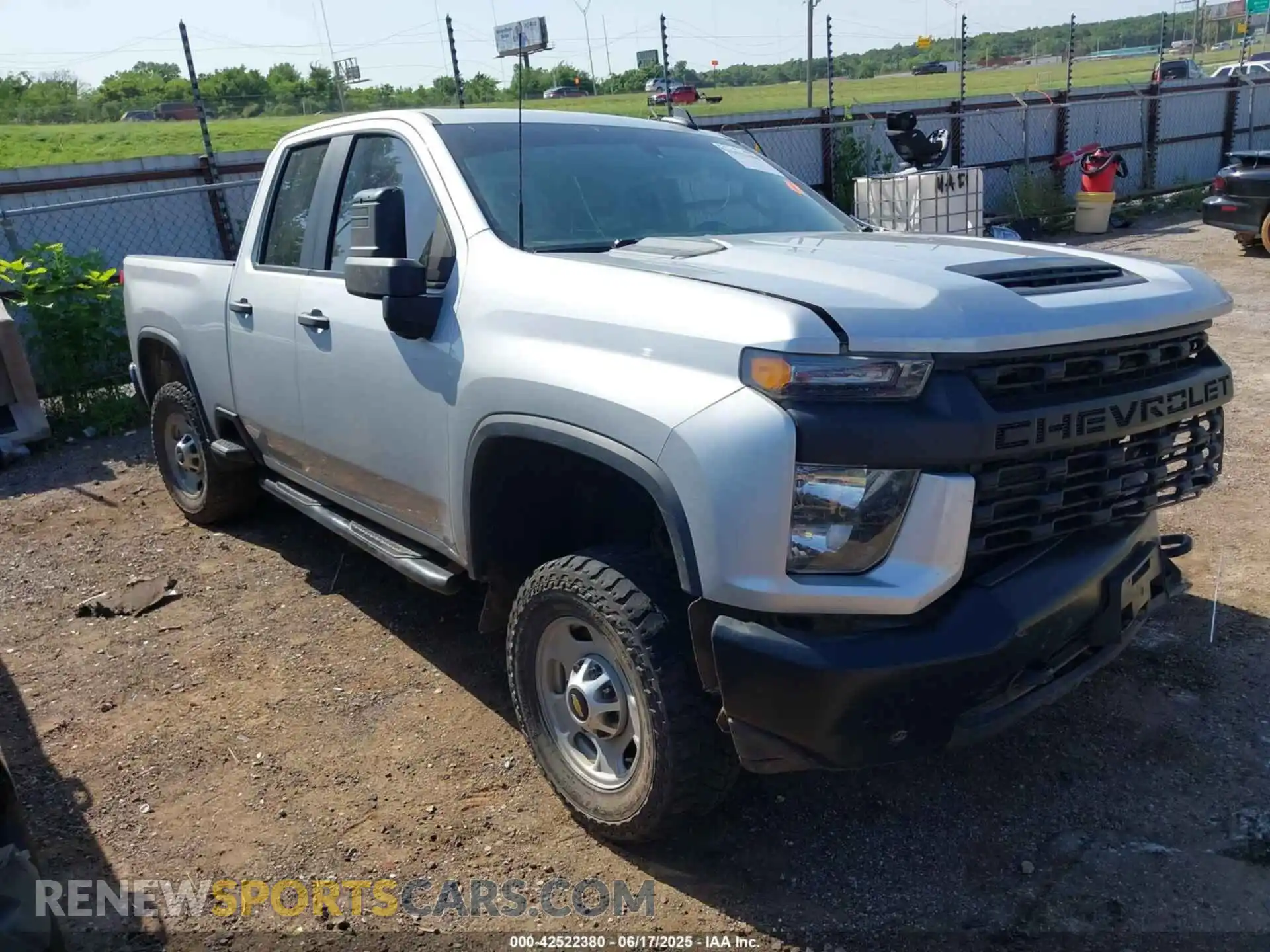 1 Фотография поврежденного автомобиля 1GC5WLE77LF221110 CHEVROLET SILVERADO 2500HD 2020