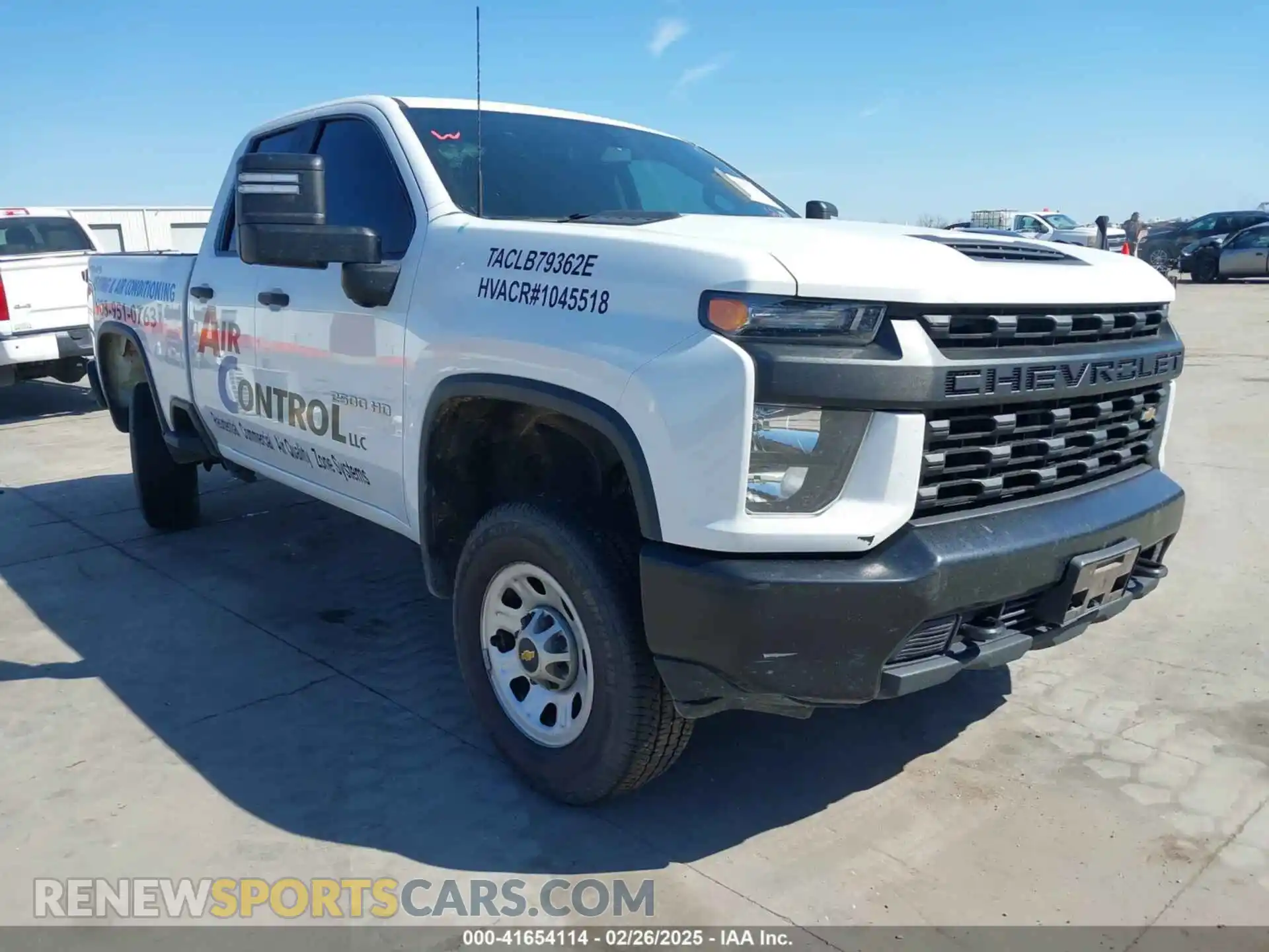 1 Photograph of a damaged car 1GC5YLE76LF230357 CHEVROLET SILVERADO 2500HD 2020
