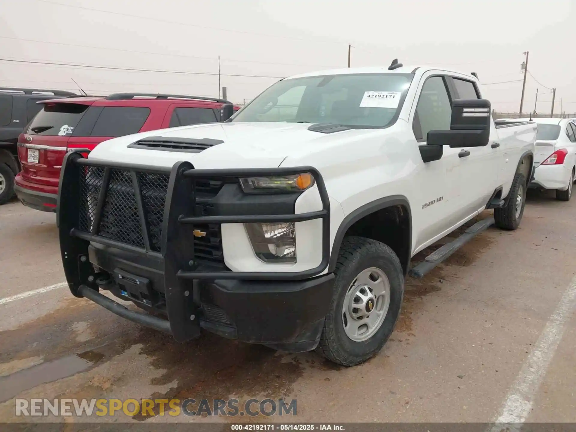 2 Photograph of a damaged car 1GC1YLE70MF136474 CHEVROLET SILVERADO 2500HD 2021