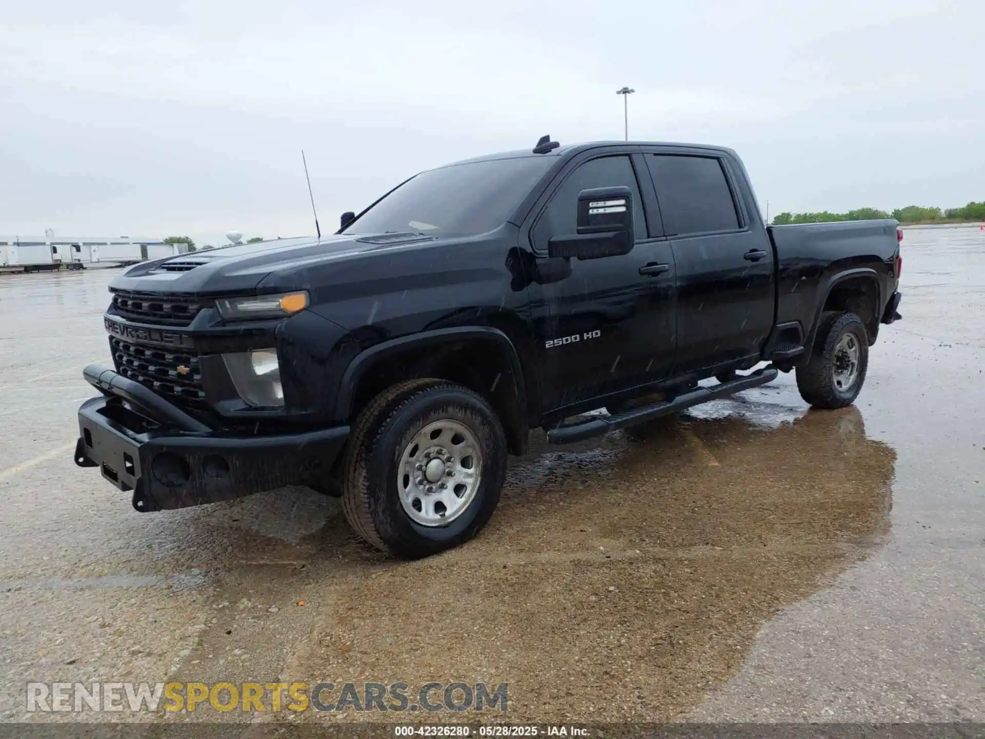 2 Photograph of a damaged car 1GC4YME74MF277616 CHEVROLET SILVERADO 2500HD 2021
