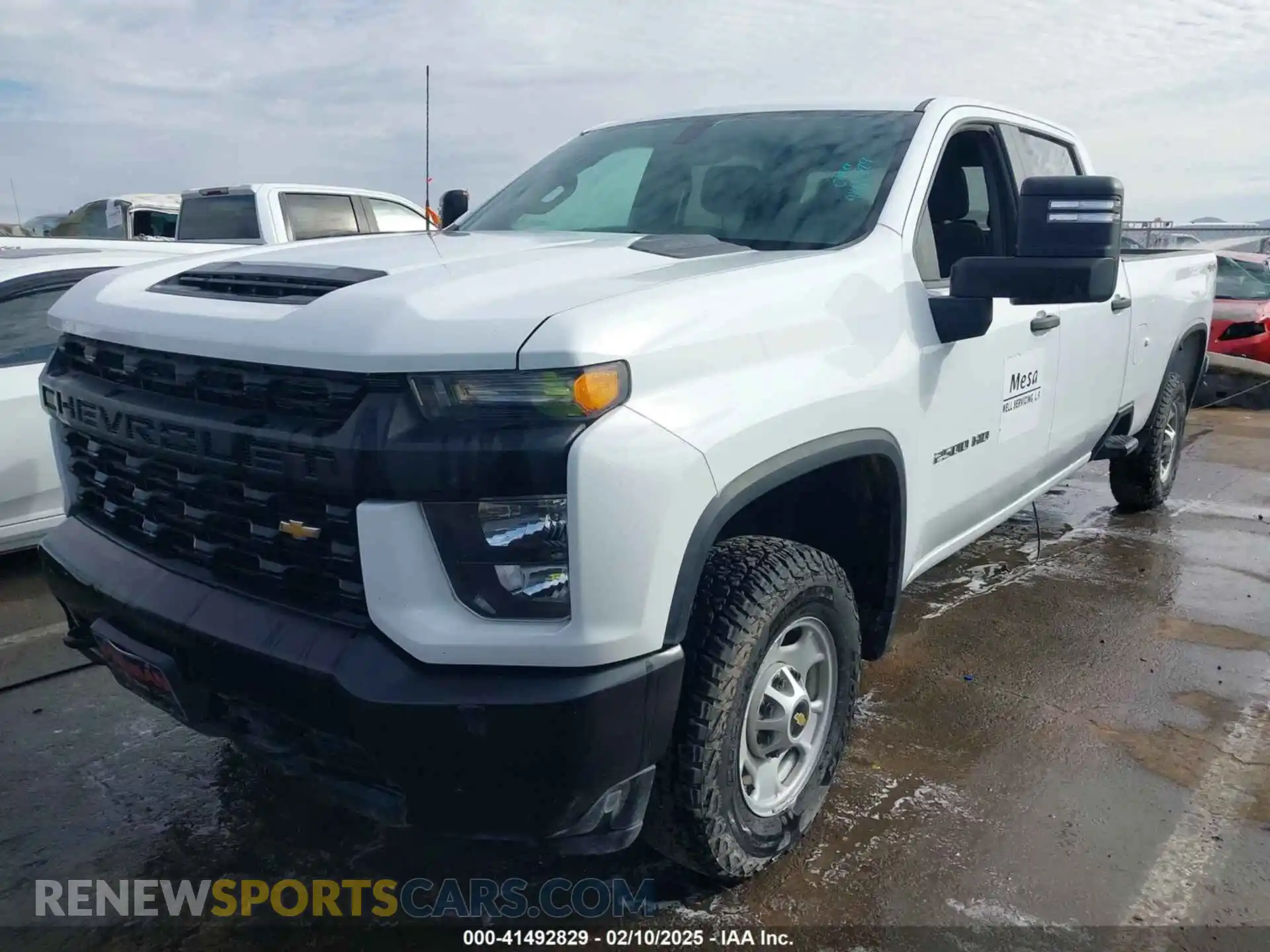 2 fotografías del automóvil dañado 1GC4YLE78NF224316 CHEVROLET SILVERADO 2500HD 2022