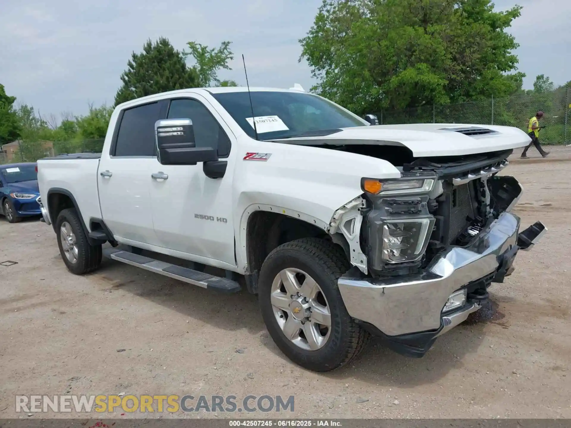 1 Photograph of a damaged car 1GC4YPE7XNF107263 CHEVROLET SILVERADO 2500HD 2022