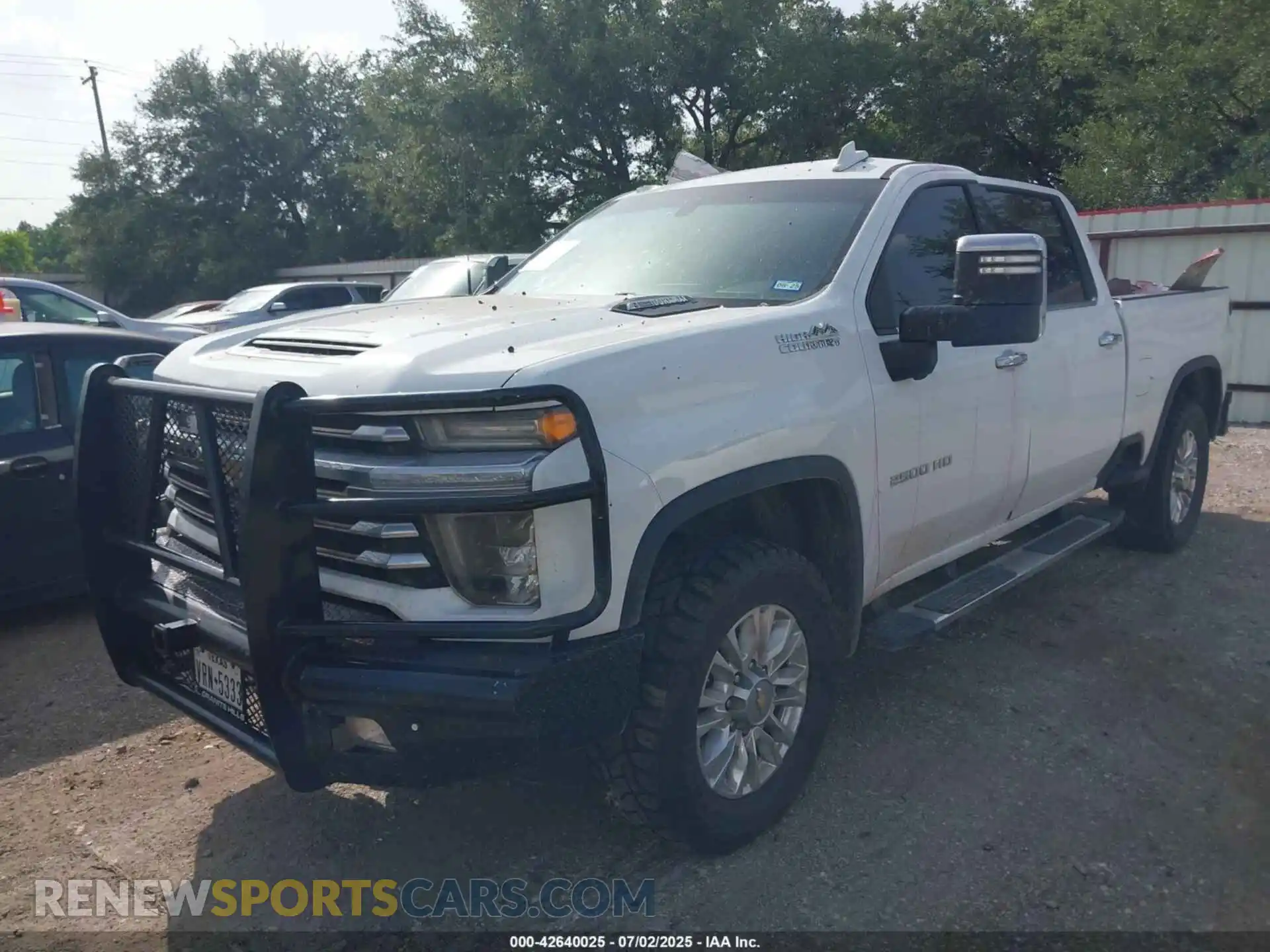 2 Photograph of a damaged car 1GC4YREY2NF259686 CHEVROLET SILVERADO 2500HD 2022