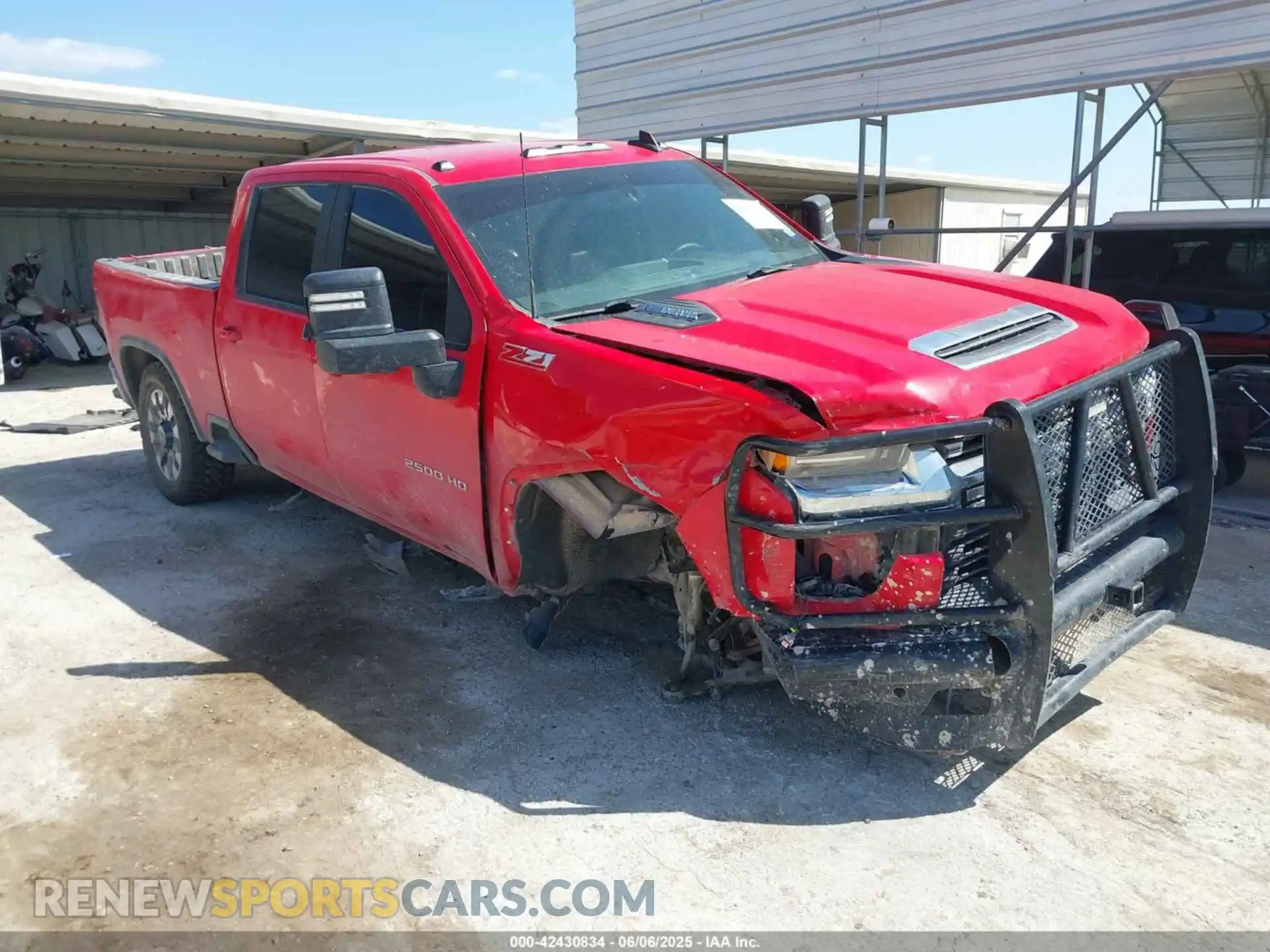 1 Photograph of a damaged car 2GC4YNEY6N1223872 CHEVROLET SILVERADO 2500HD 2022
