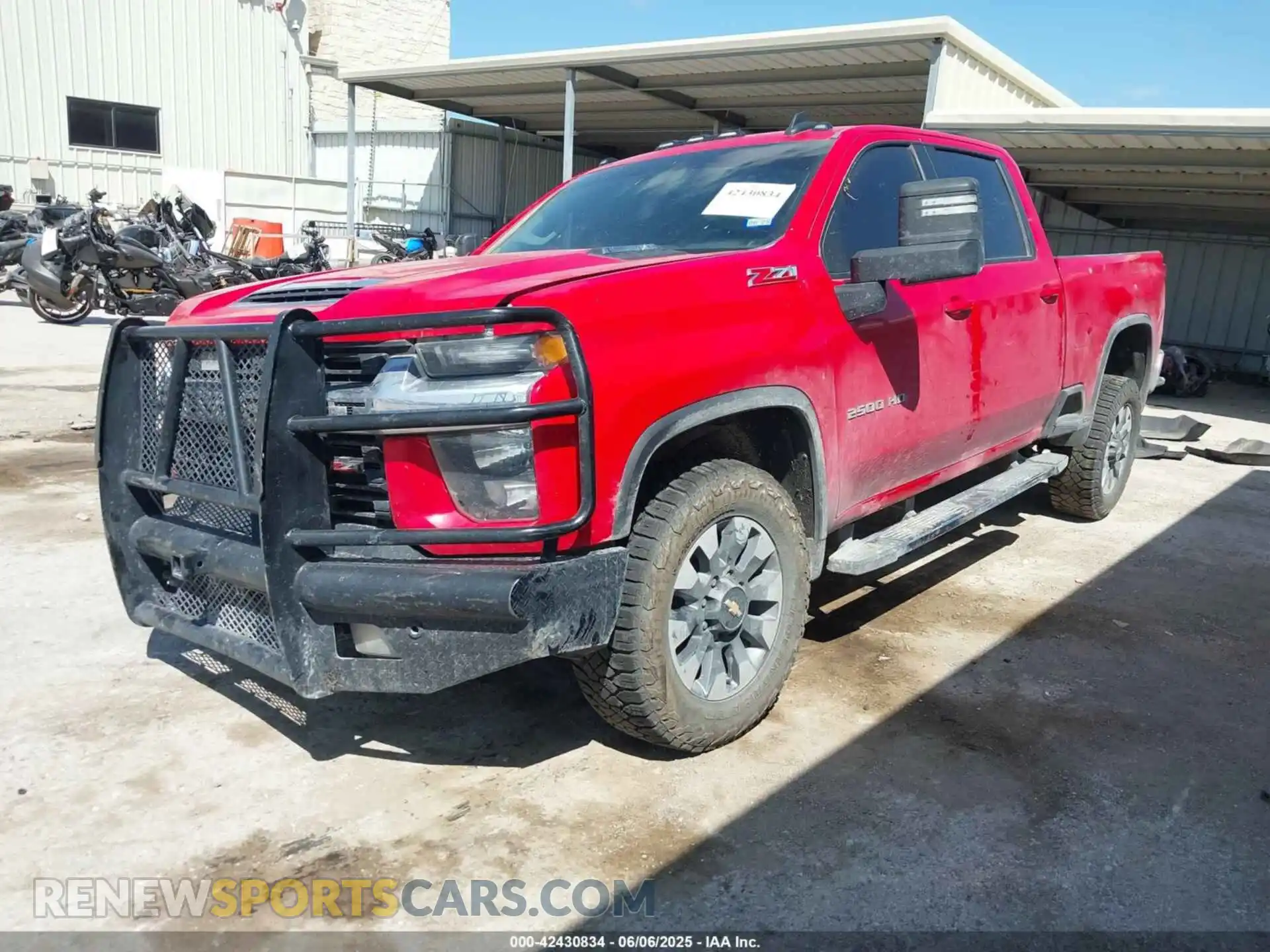 2 Photograph of a damaged car 2GC4YNEY6N1223872 CHEVROLET SILVERADO 2500HD 2022