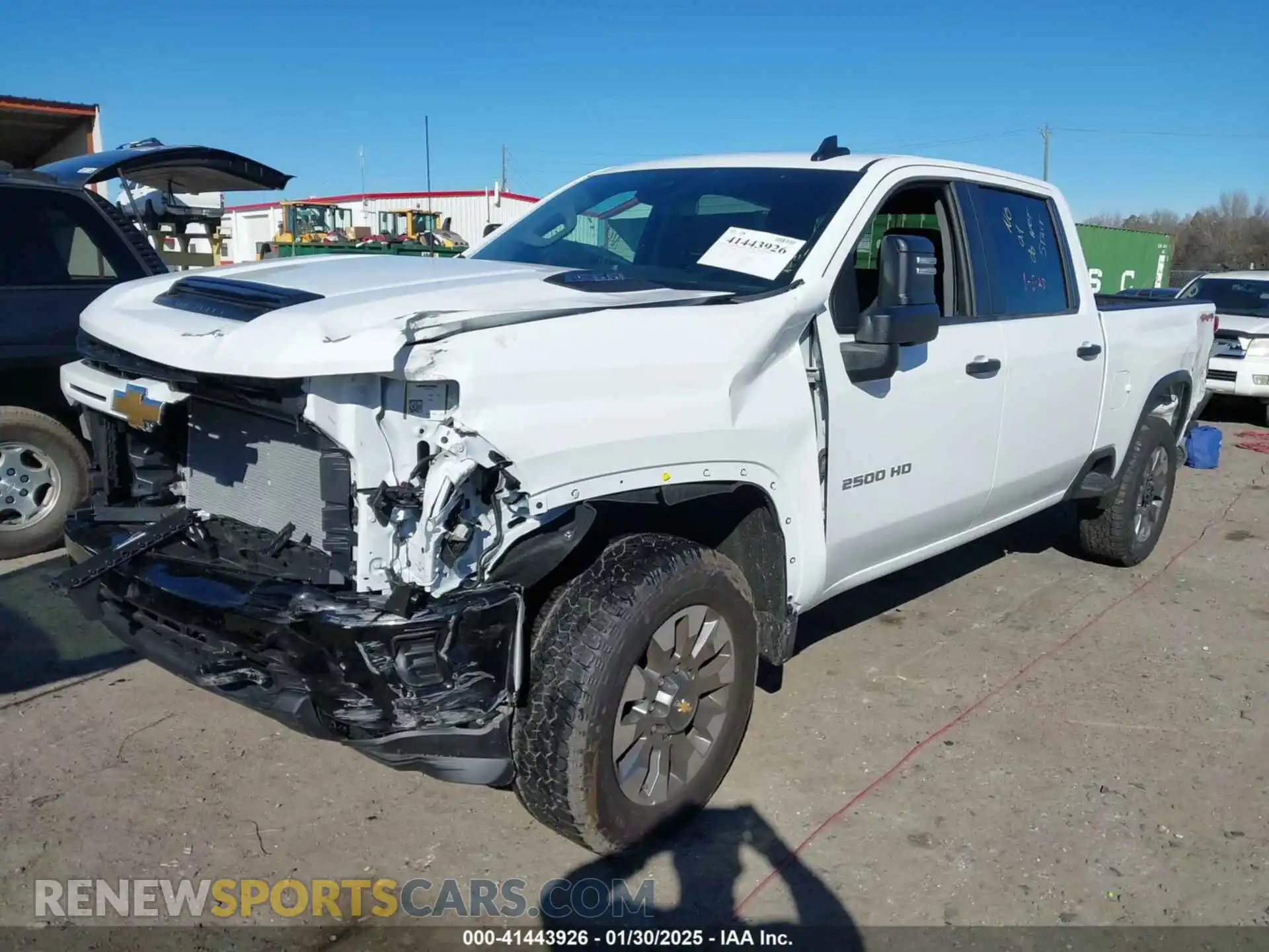2 Photograph of a damaged car 2GC4YME72R1237002 CHEVROLET SILVERADO 2500HD 2024