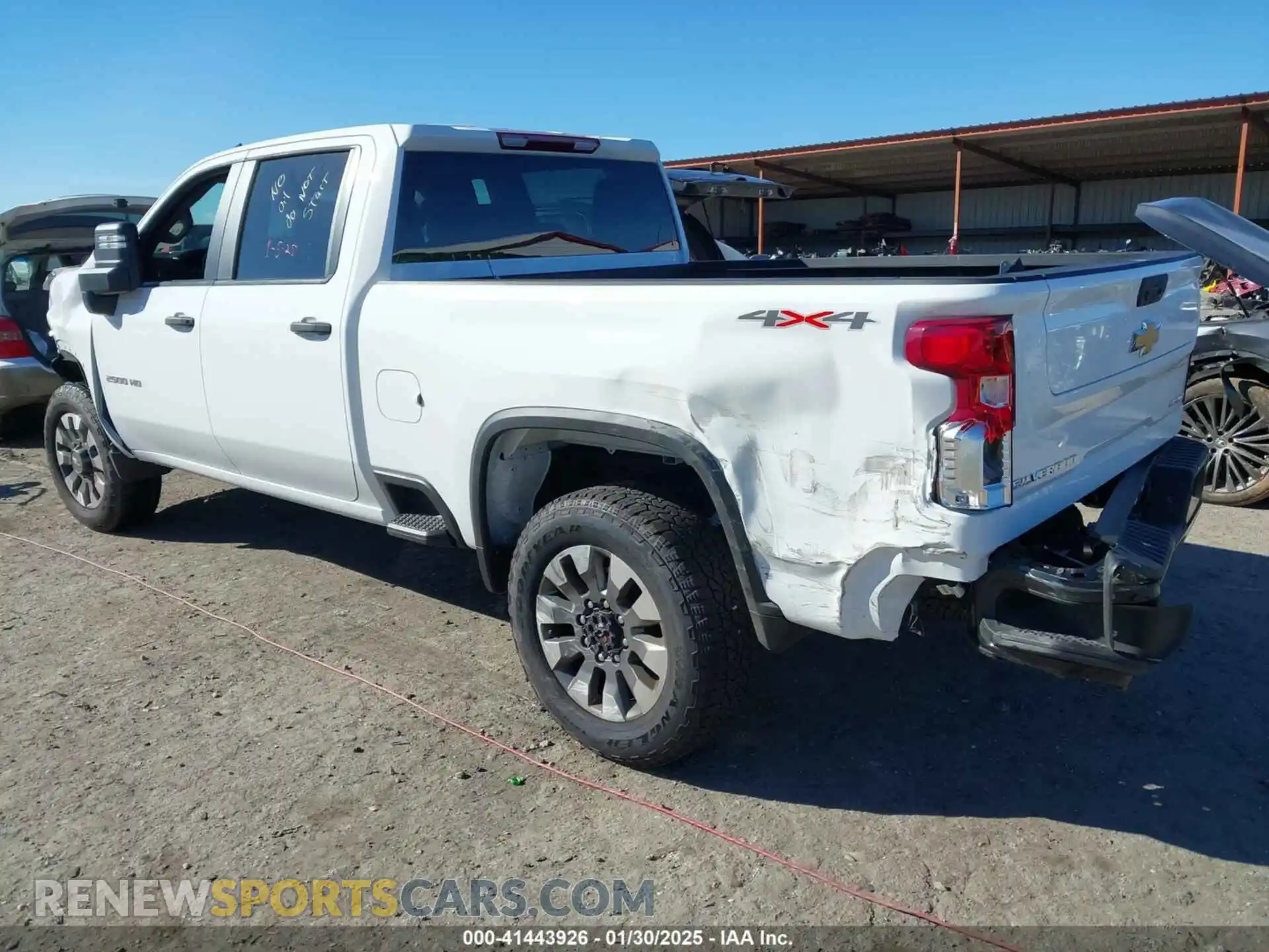 3 Photograph of a damaged car 2GC4YME72R1237002 CHEVROLET SILVERADO 2500HD 2024