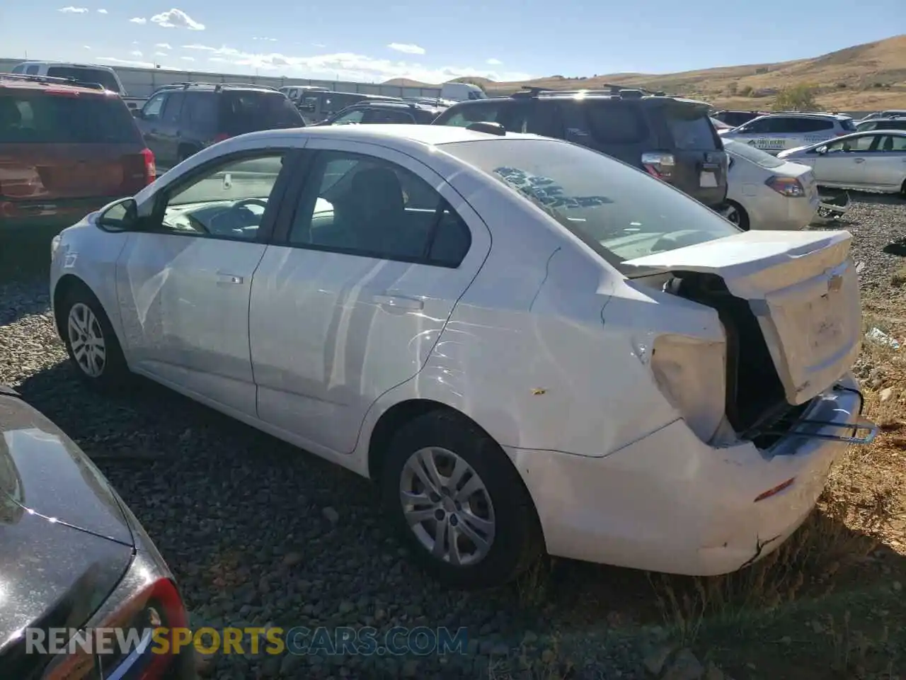 2 Photograph of a damaged car 1G1JB5SB0K4148048 CHEVROLET SONIC 2019