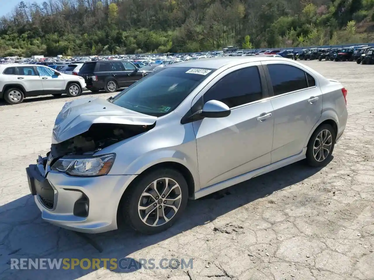 1 Photograph of a damaged car 1G1JD5SB3K4134980 CHEVROLET SONIC 2019