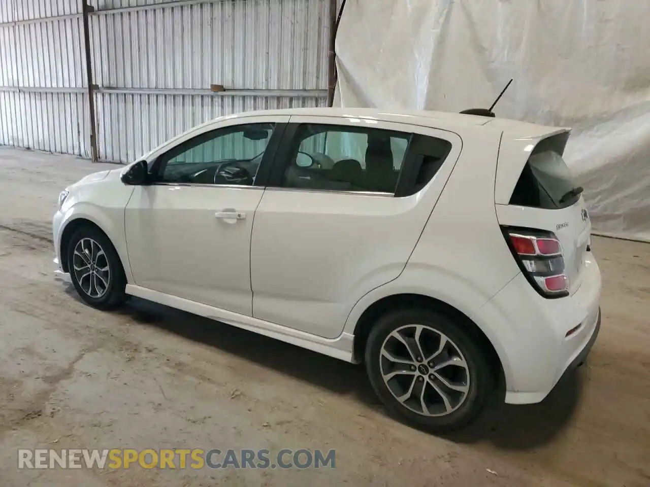 2 Photograph of a damaged car 1G1JD6SB3K4117246 CHEVROLET SONIC 2019
