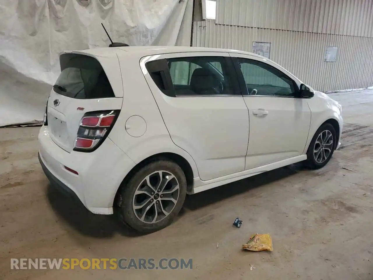 3 Photograph of a damaged car 1G1JD6SB3K4117246 CHEVROLET SONIC 2019