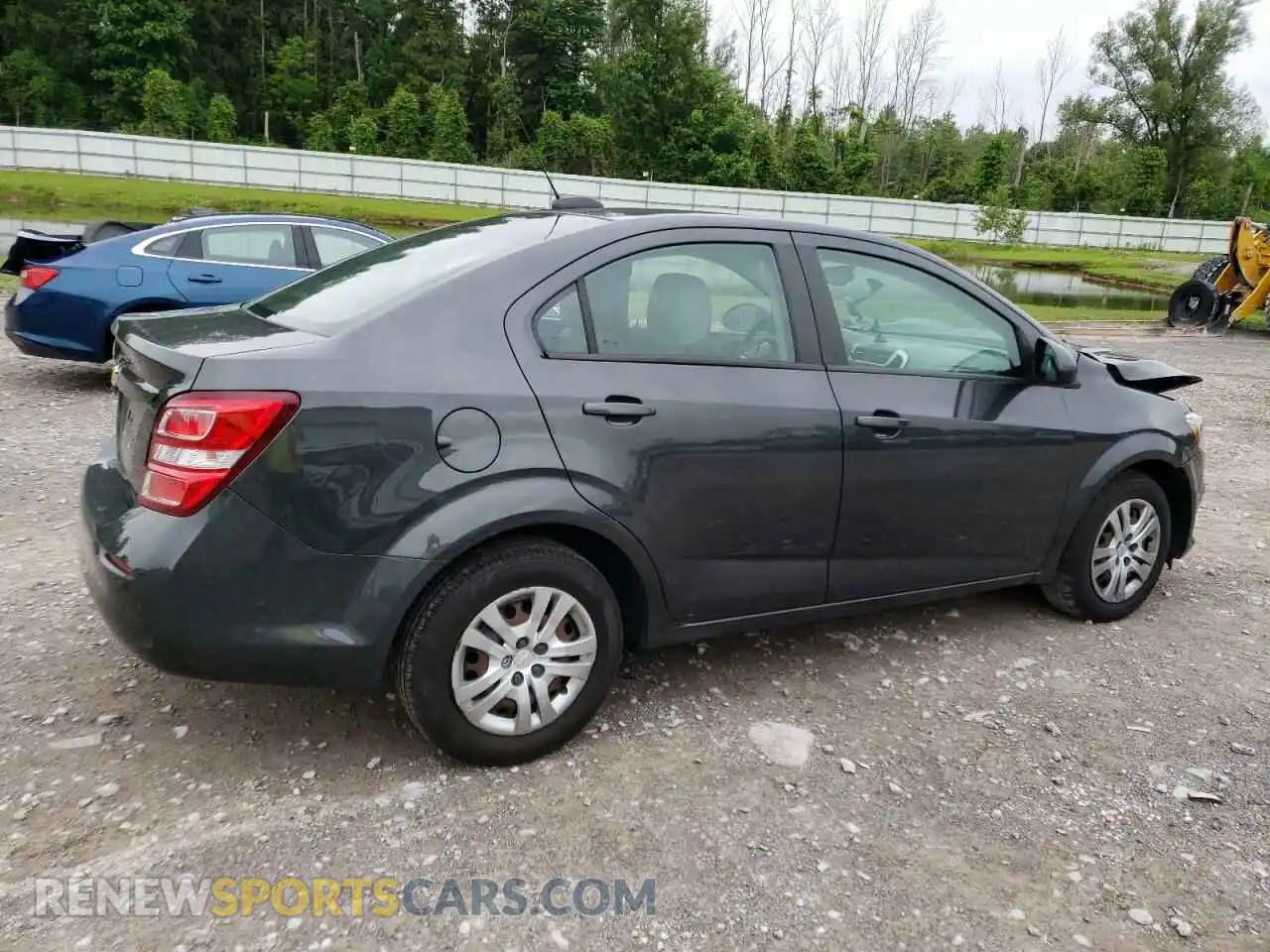 3 Photograph of a damaged car 1G1JB5SB9L4100856 CHEVROLET SONIC 2020