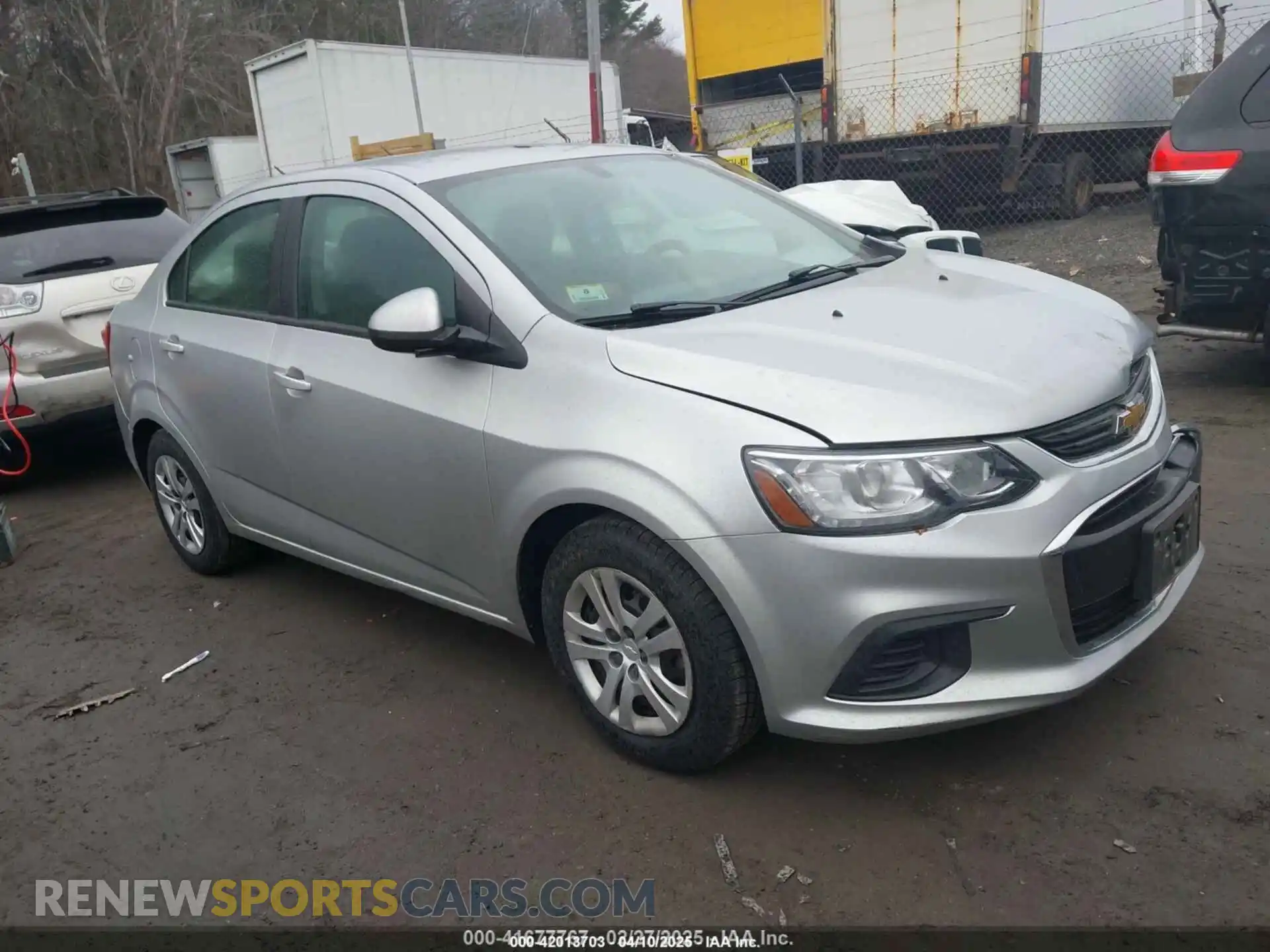 1 Photograph of a damaged car 1G1JB5SBXL4100722 CHEVROLET SONIC 2020