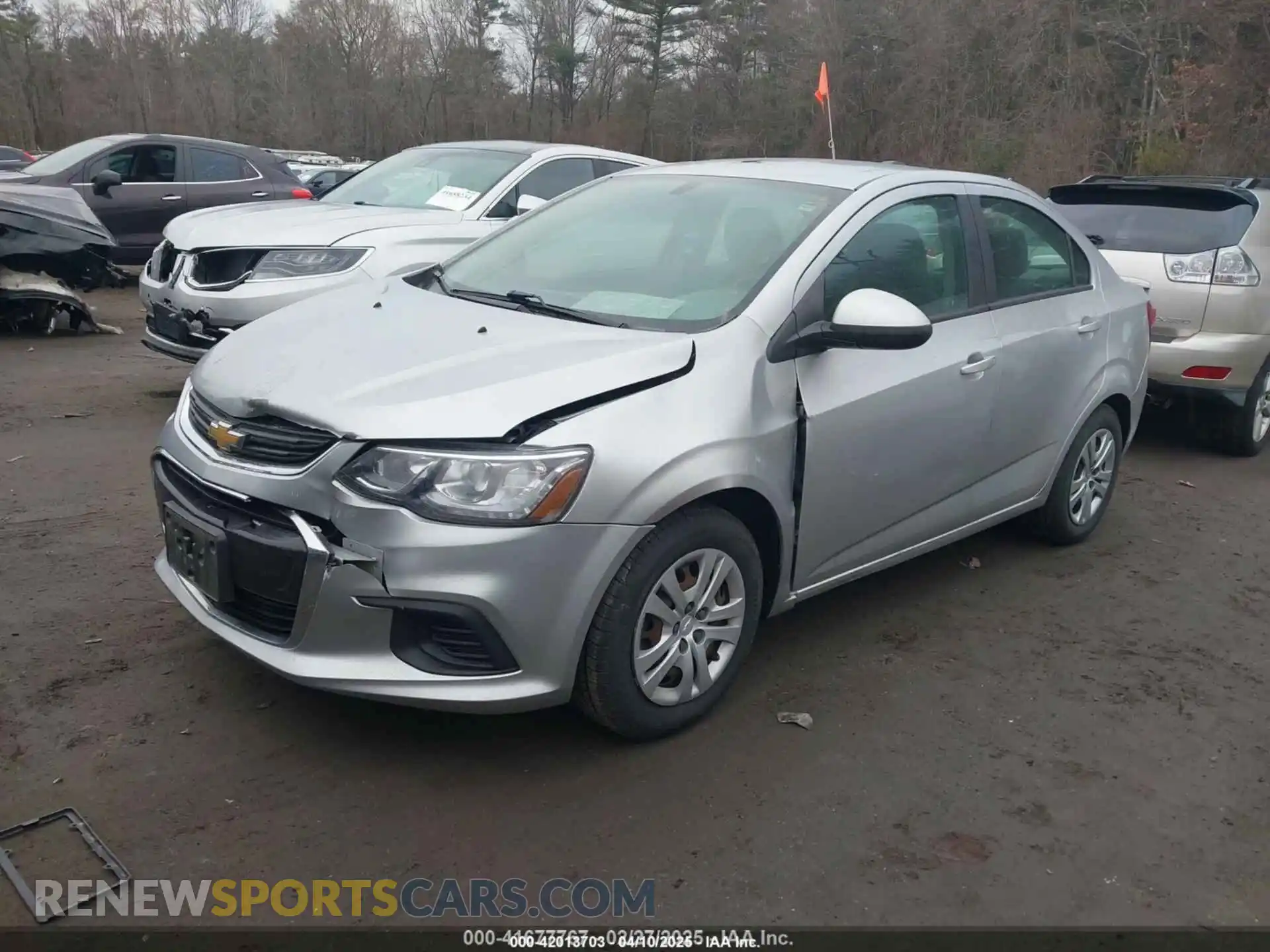 2 Photograph of a damaged car 1G1JB5SBXL4100722 CHEVROLET SONIC 2020
