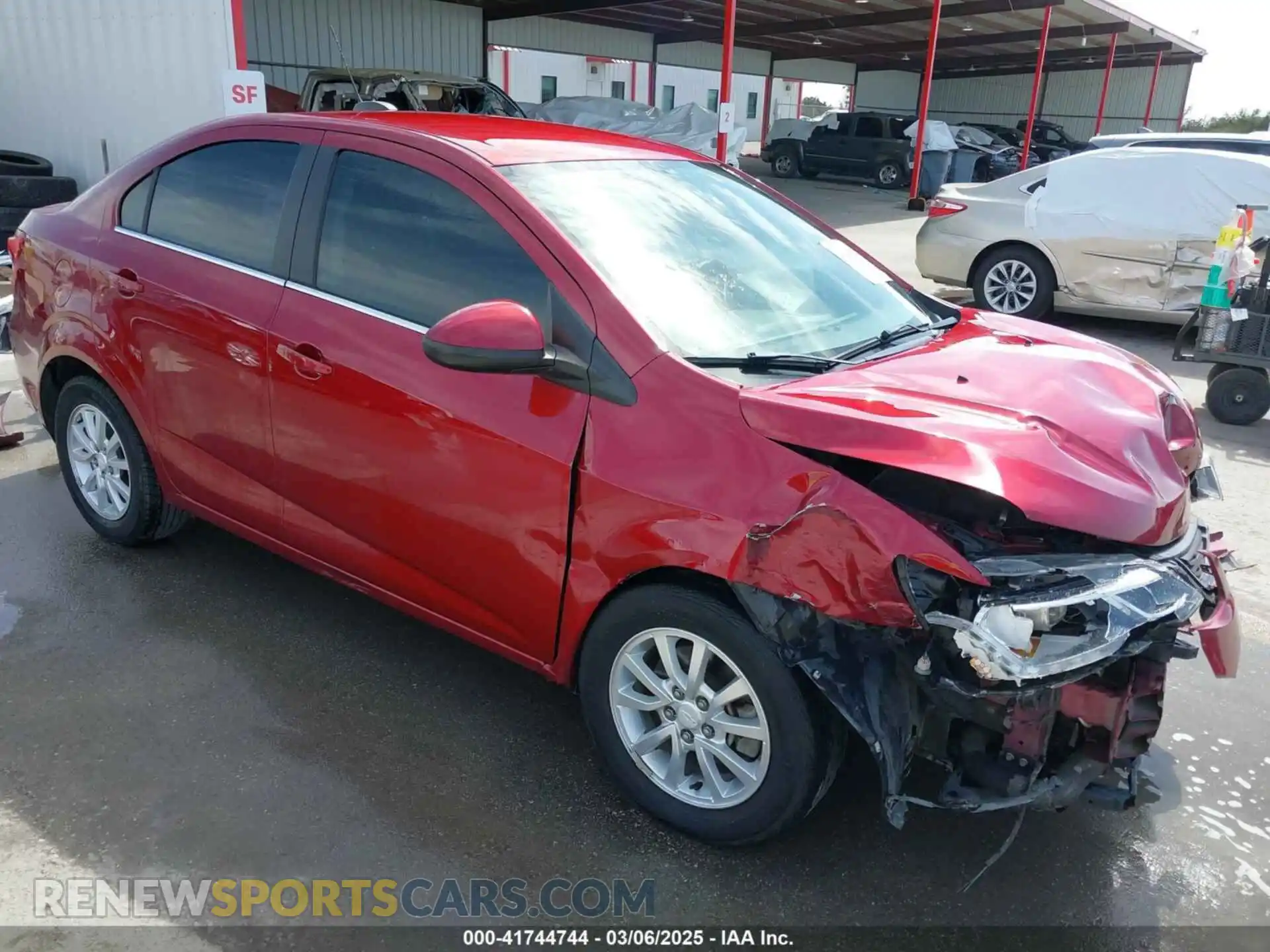 1 Photograph of a damaged car 1G1JD5SB2L4122594 CHEVROLET SONIC 2020