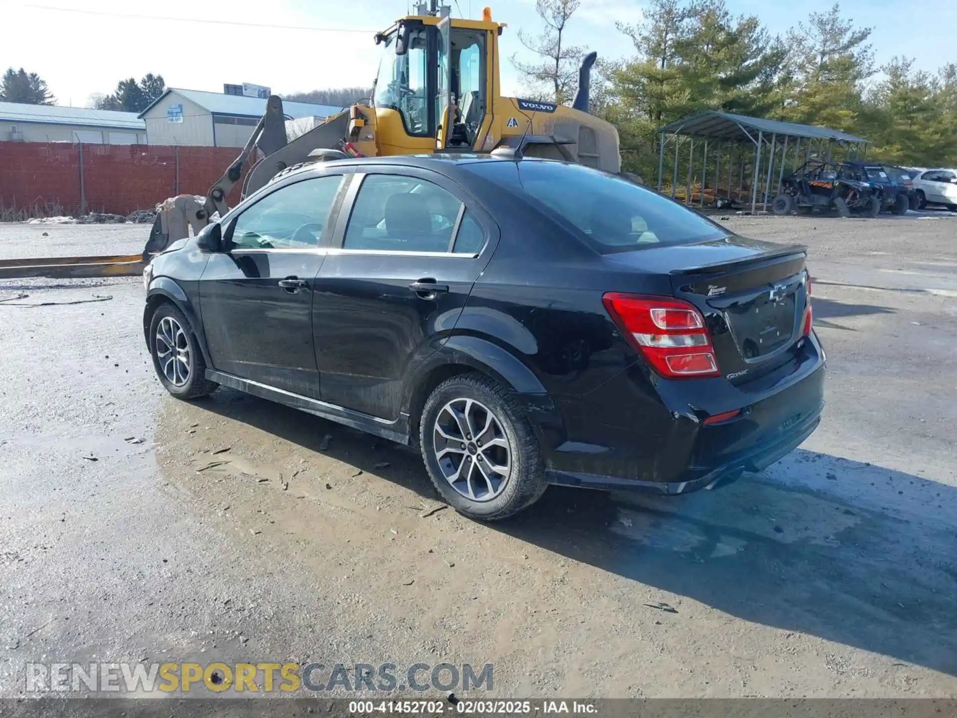 3 Photograph of a damaged car 1G1JD5SB7L4144316 CHEVROLET SONIC 2020