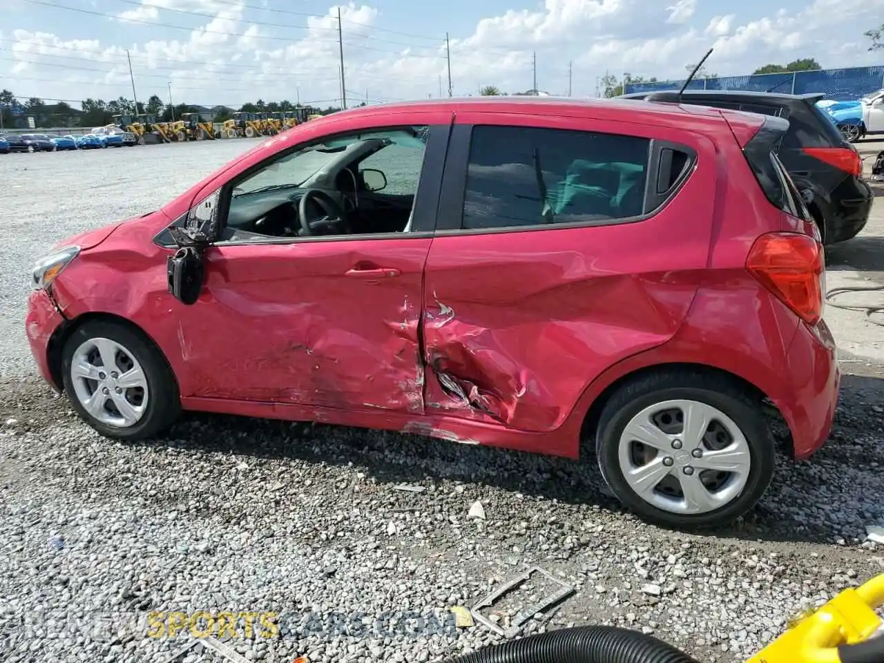 2 fotografías del automóvil dañado KL8CA6SA0KC809818 CHEVROLET SPARK 2019