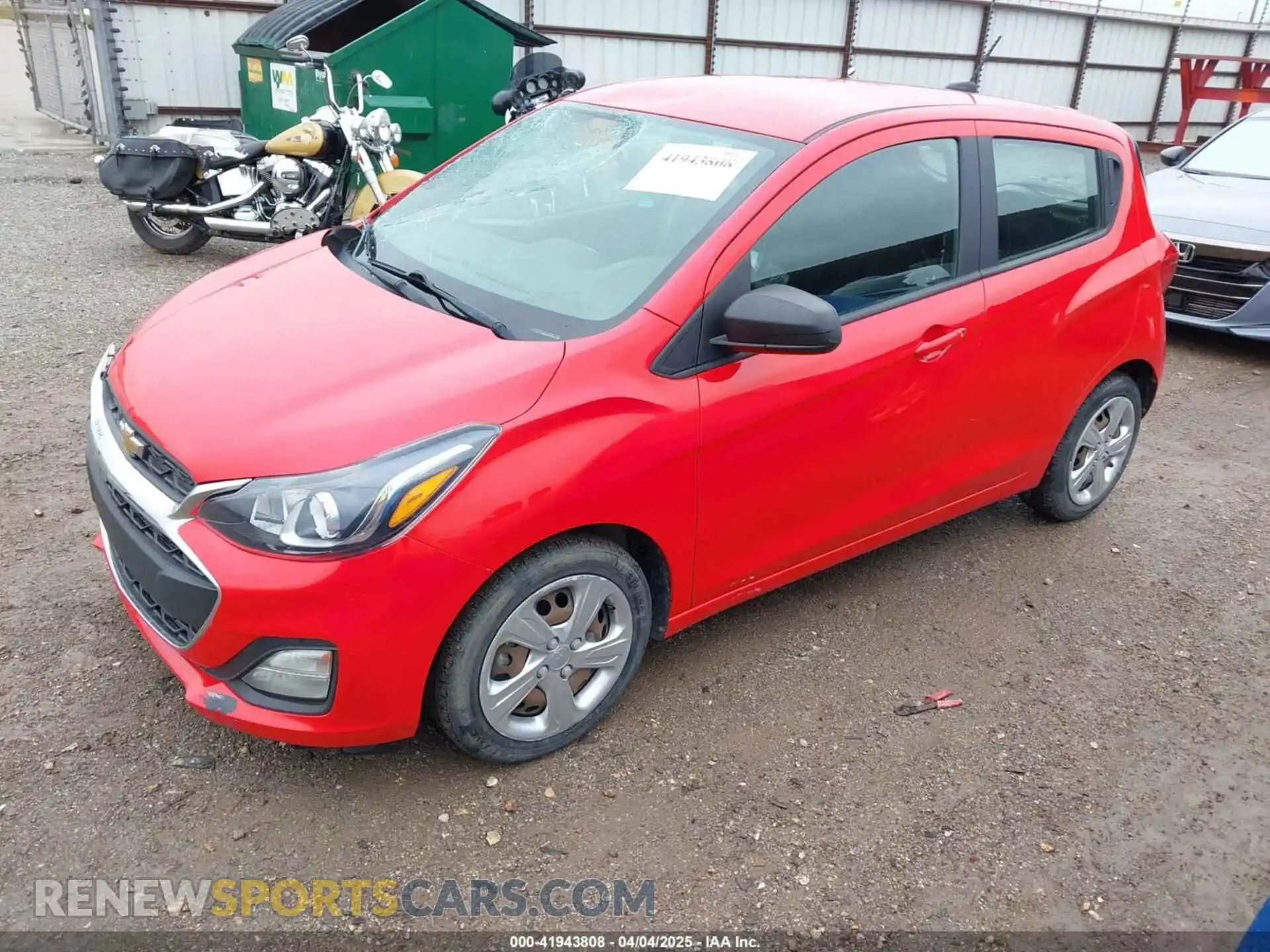 2 Photograph of a damaged car KL8CB6SA0KC778907 CHEVROLET SPARK 2019