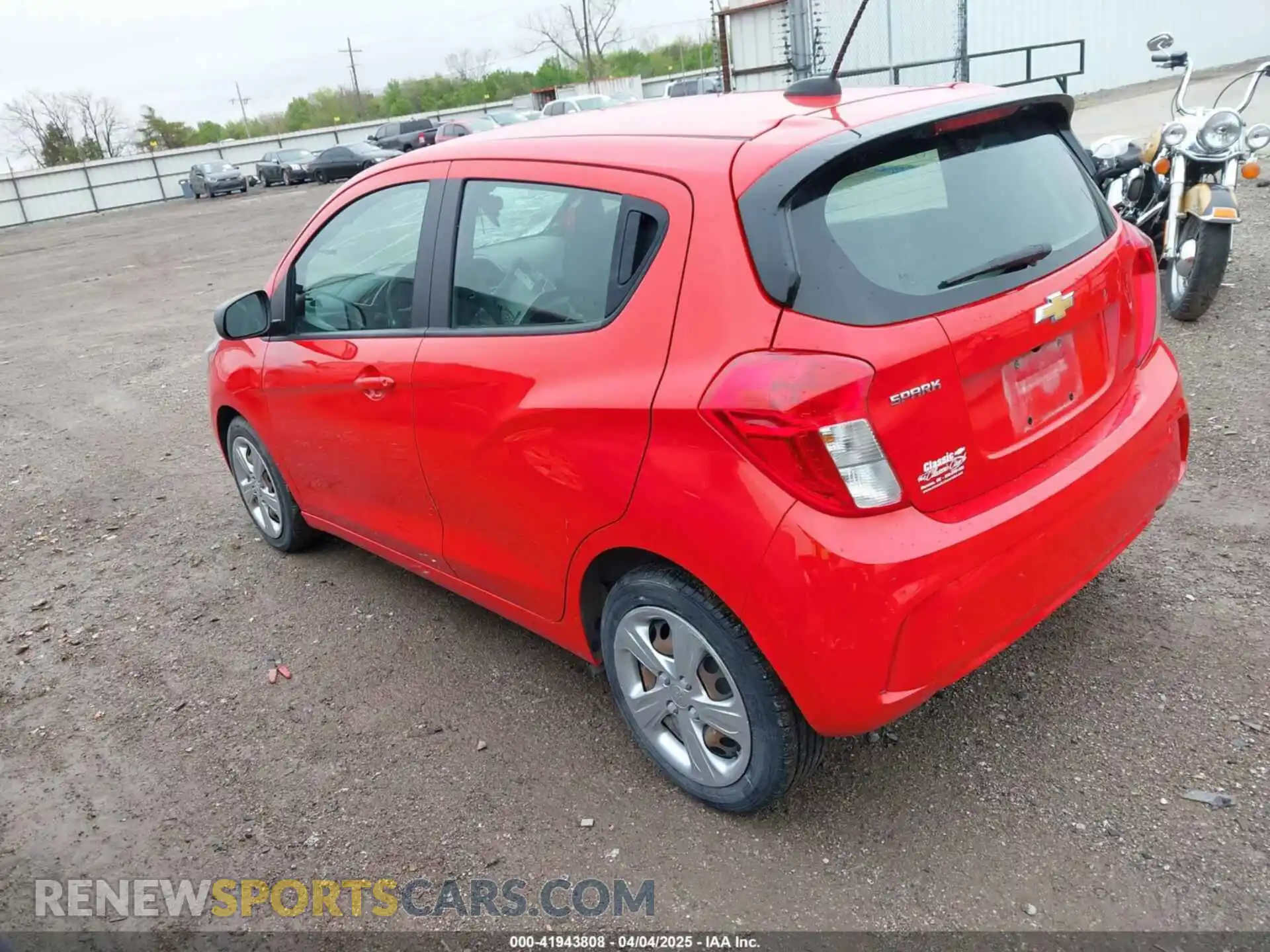 3 Photograph of a damaged car KL8CB6SA0KC778907 CHEVROLET SPARK 2019