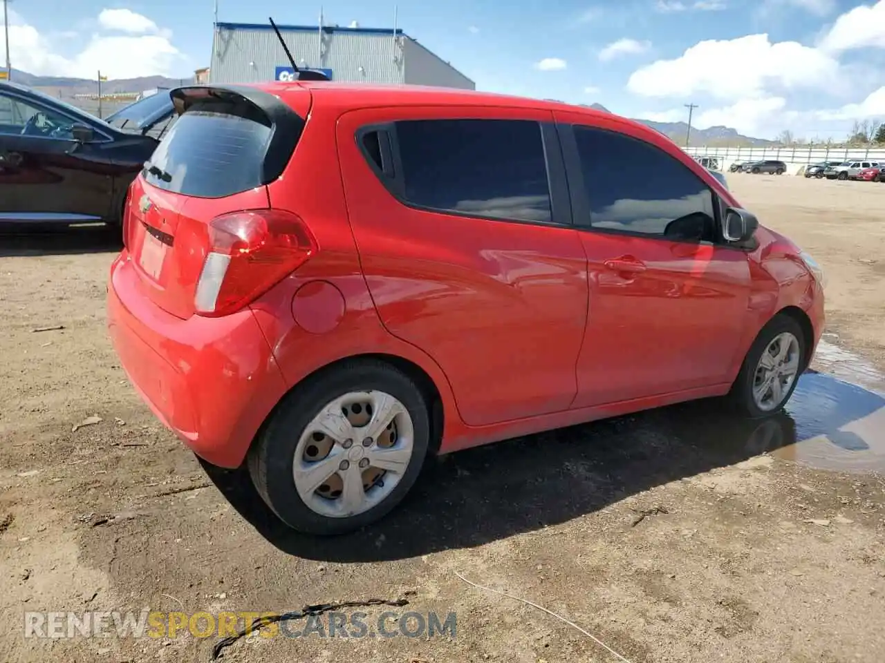 3 Photograph of a damaged car KL8CB6SA2KC741664 CHEVROLET SPARK 2019