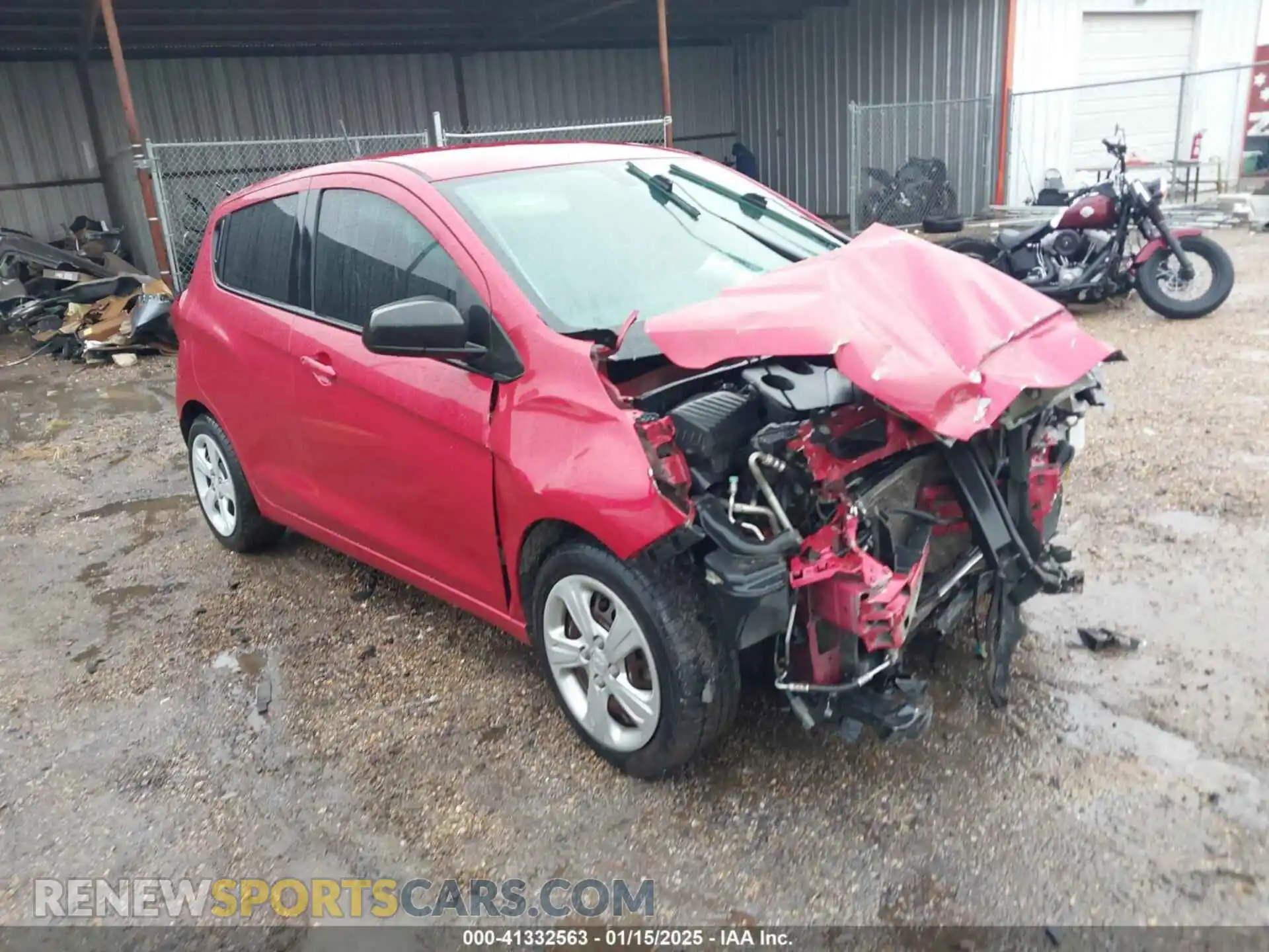 1 Photograph of a damaged car KL8CB6SA2KC750669 CHEVROLET SPARK 2019