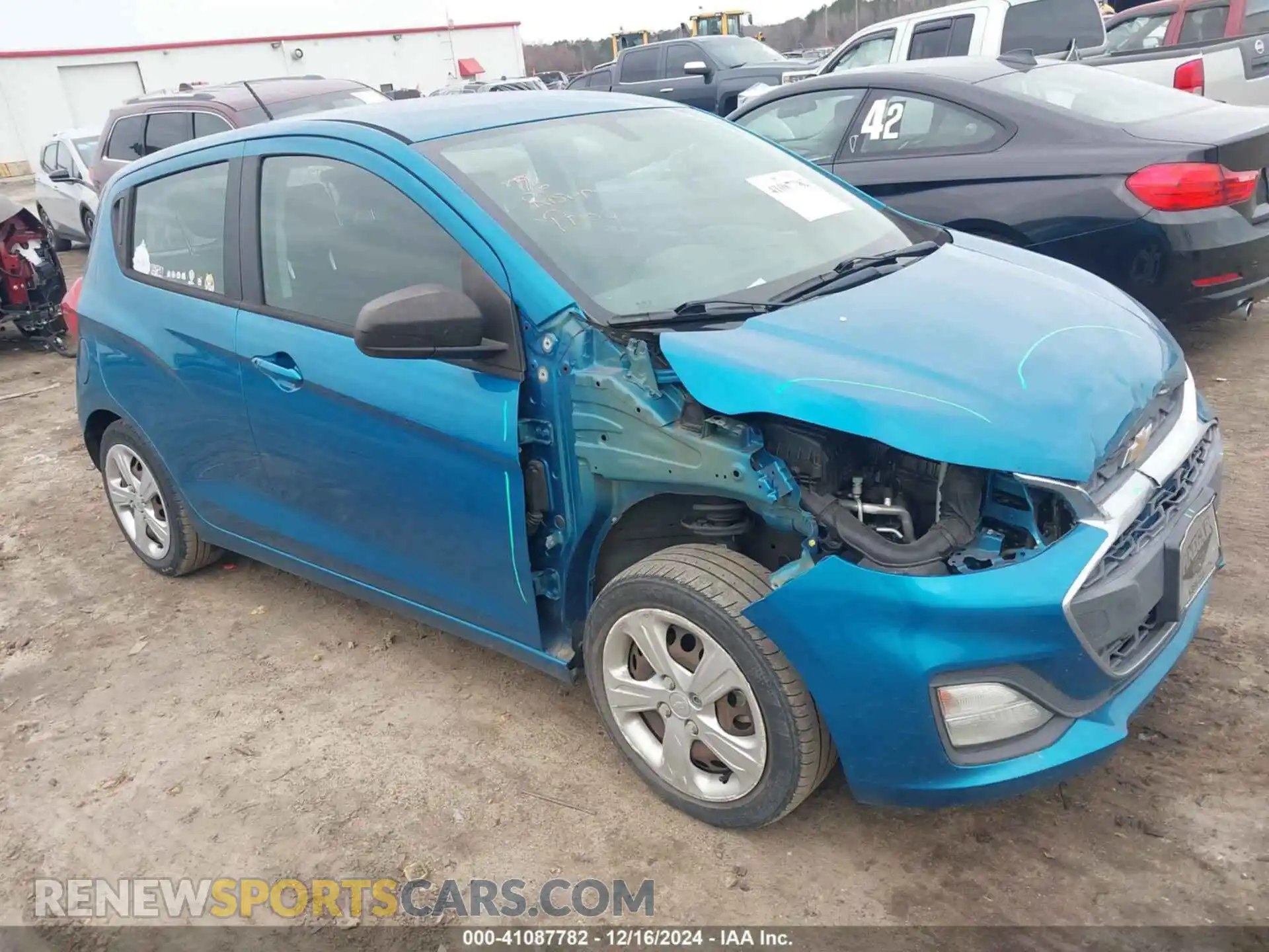 1 Photograph of a damaged car KL8CB6SA2KC764653 CHEVROLET SPARK 2019