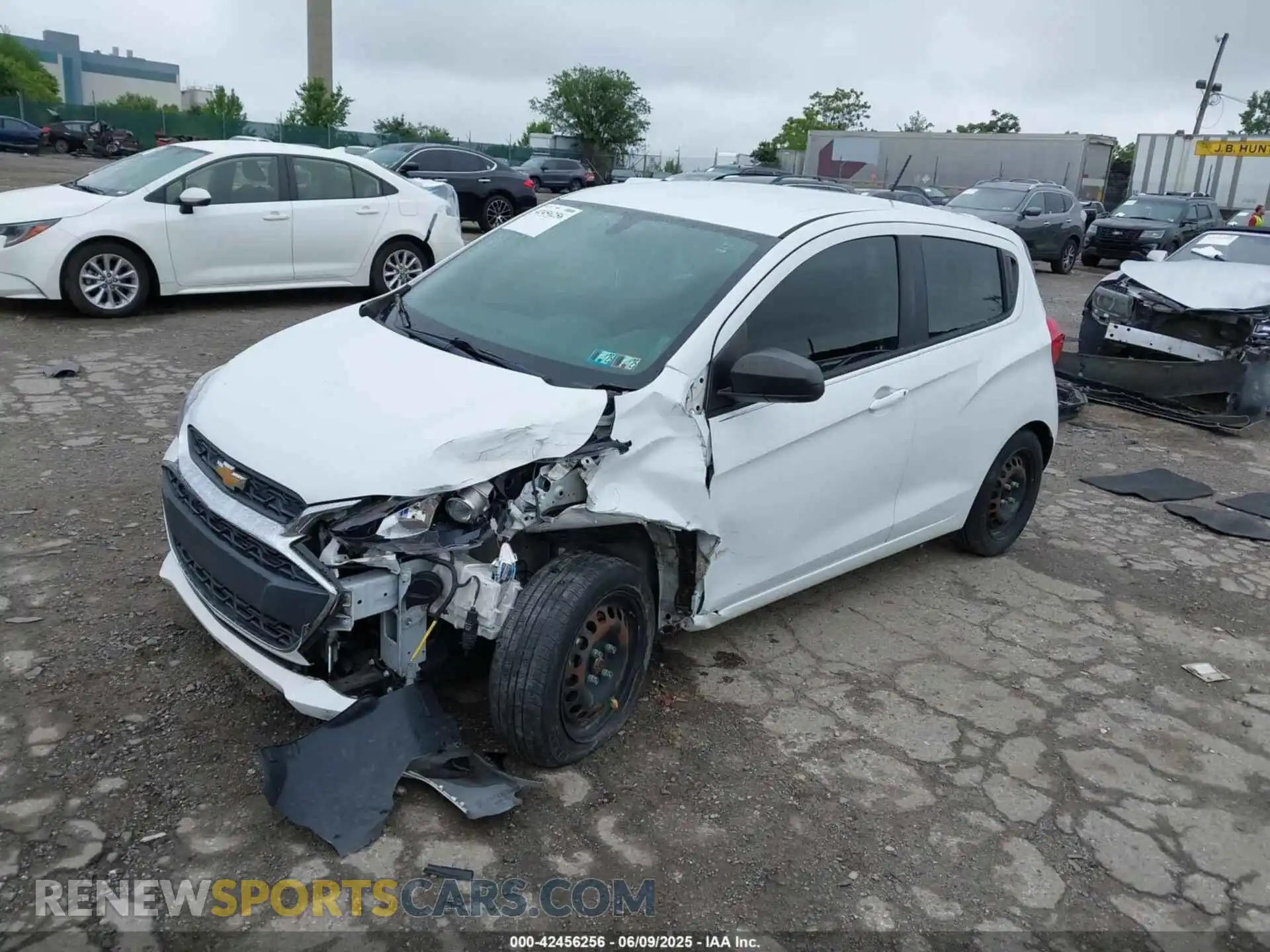 2 Фотография поврежденного автомобиля KL8CB6SA3KC735159 CHEVROLET SPARK 2019