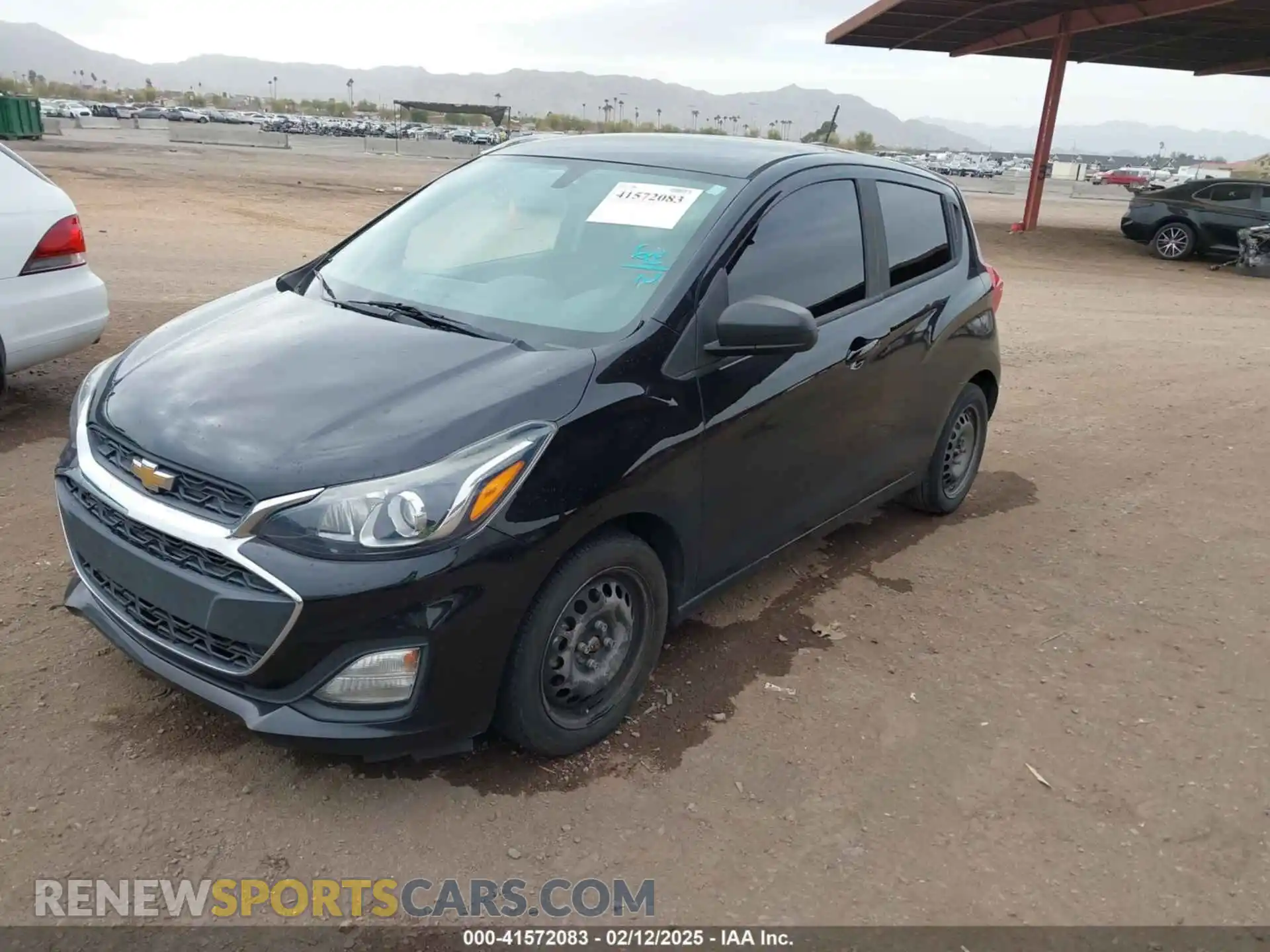 2 fotografías del automóvil dañado KL8CB6SA3KC739650 CHEVROLET SPARK 2019