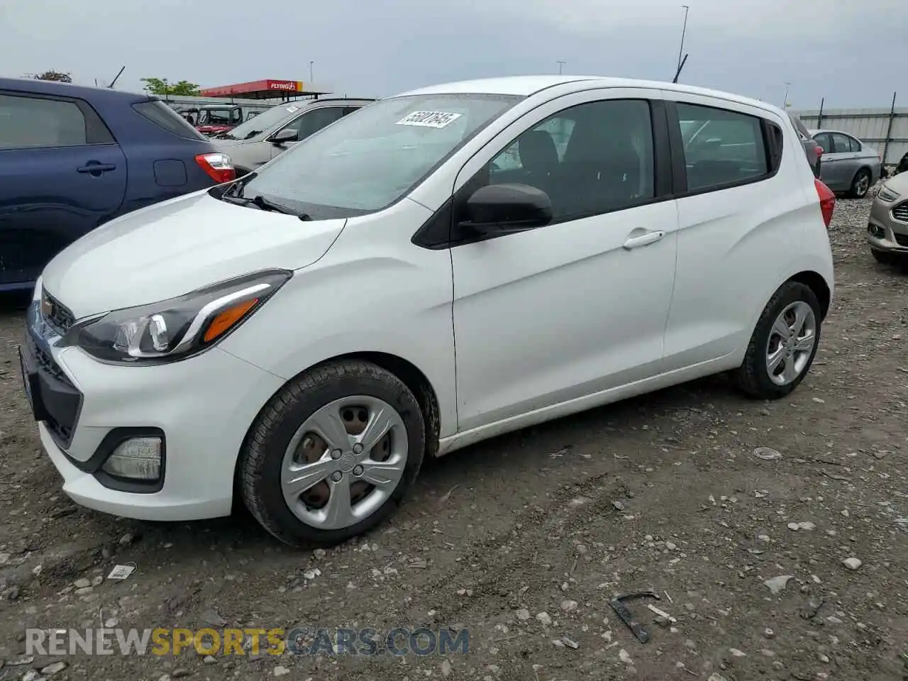 1 Photograph of a damaged car KL8CB6SA4KC701764 CHEVROLET SPARK 2019