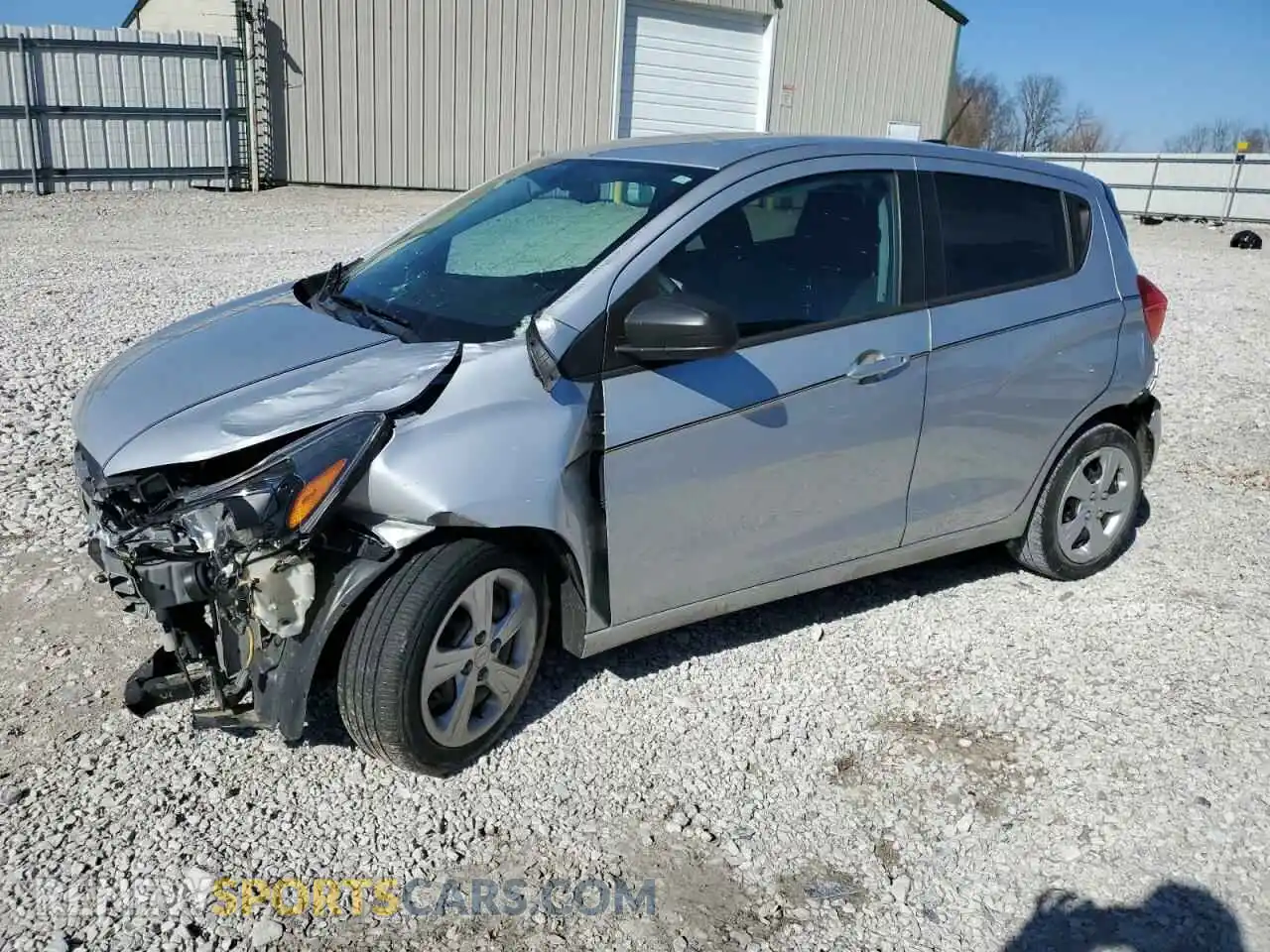 1 Photograph of a damaged car KL8CB6SA5KC735308 CHEVROLET SPARK 2019
