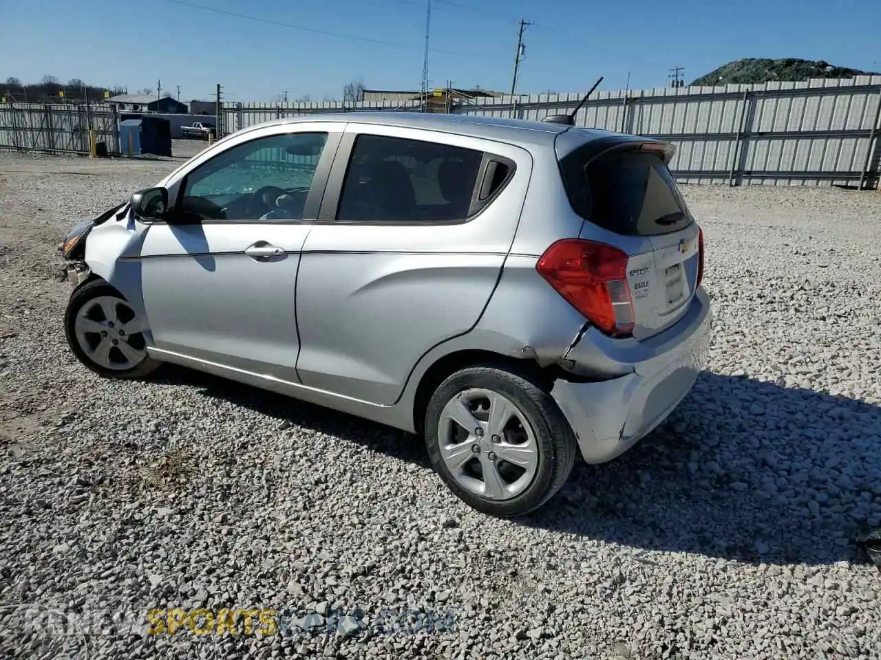 2 Photograph of a damaged car KL8CB6SA5KC735308 CHEVROLET SPARK 2019
