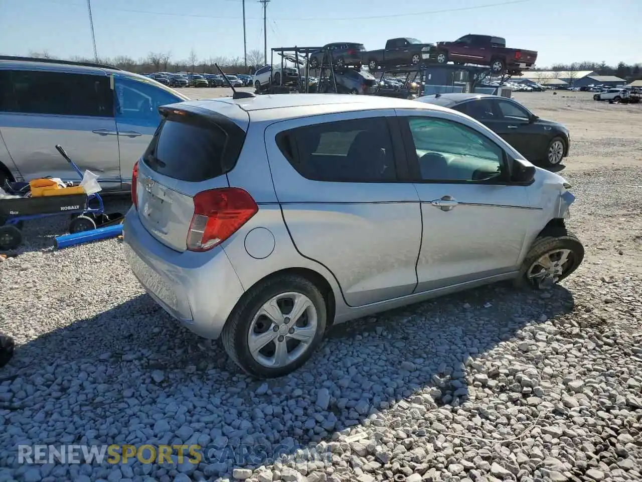 3 Photograph of a damaged car KL8CB6SA5KC735308 CHEVROLET SPARK 2019