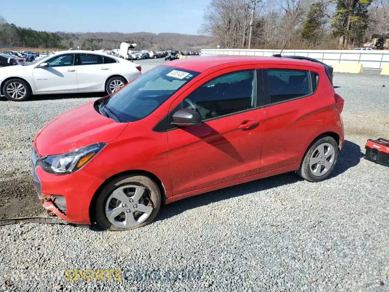 1 Photograph of a damaged car KL8CB6SA5KC812758 CHEVROLET SPARK 2019