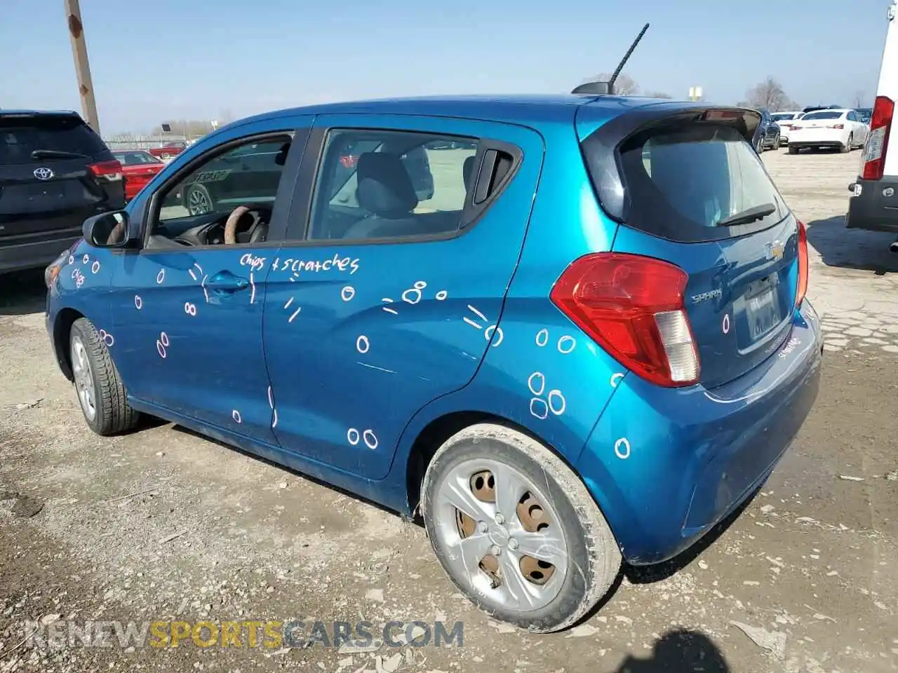 2 Photograph of a damaged car KL8CB6SA8KC712847 CHEVROLET SPARK 2019