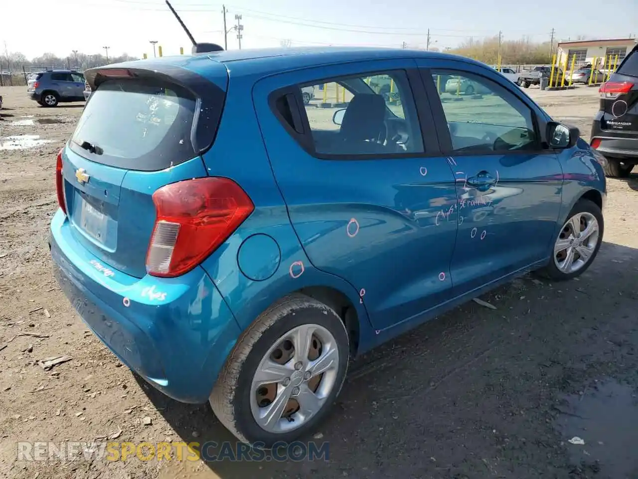 3 Photograph of a damaged car KL8CB6SA8KC712847 CHEVROLET SPARK 2019