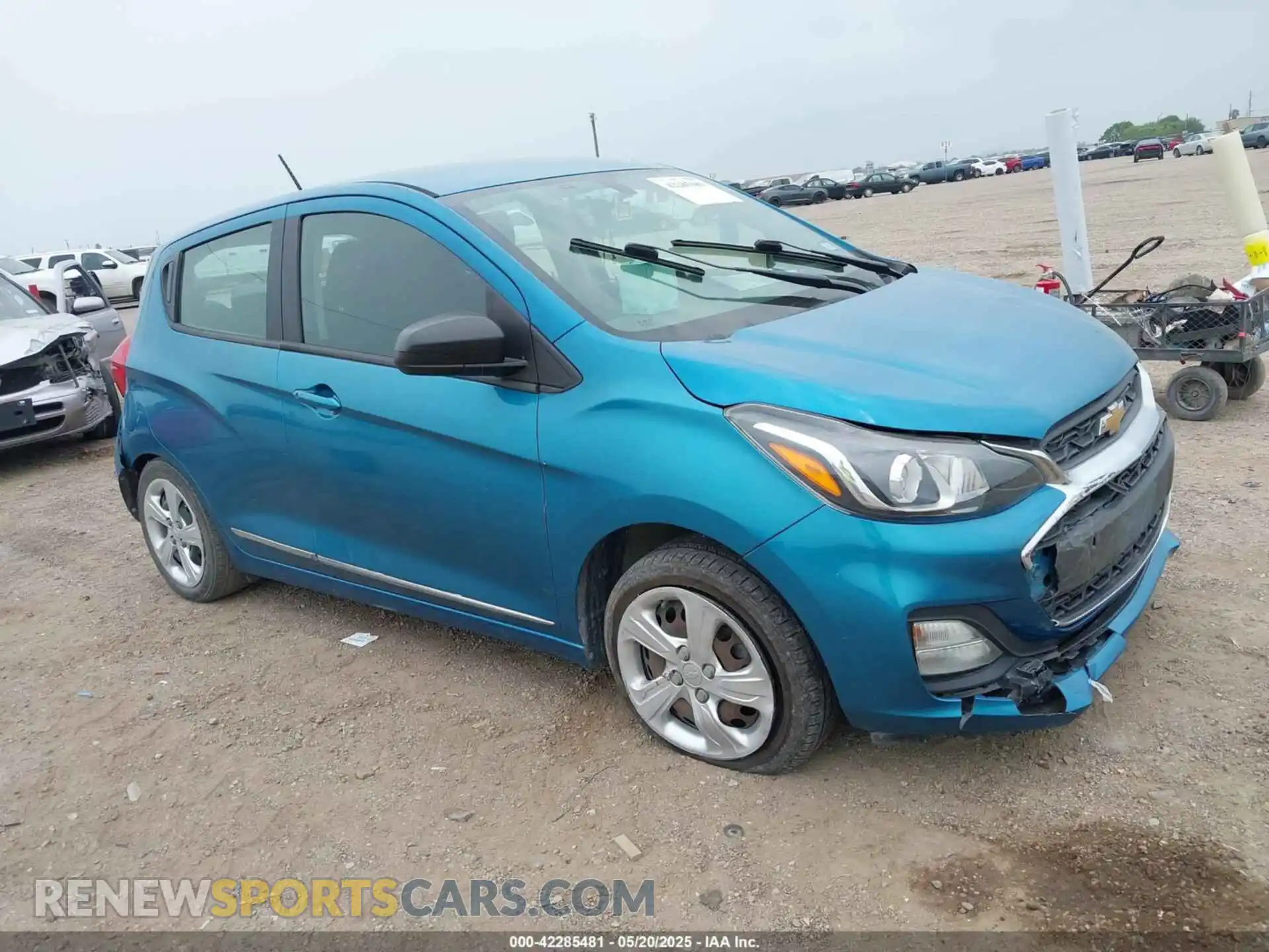 1 Photograph of a damaged car KL8CB6SA8KC785264 CHEVROLET SPARK 2019
