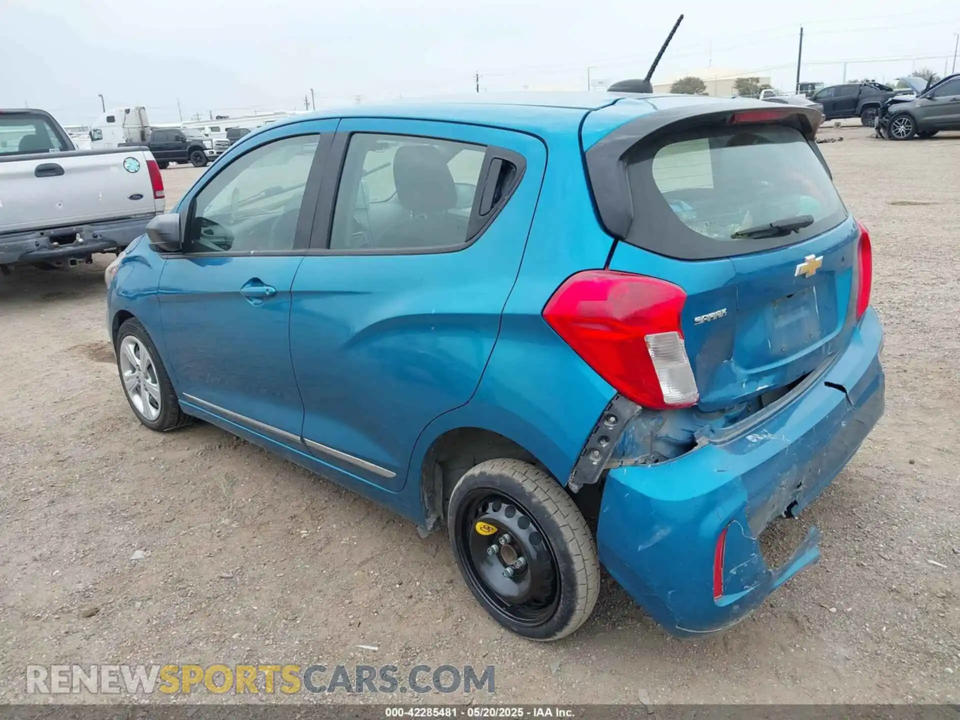 3 Photograph of a damaged car KL8CB6SA8KC785264 CHEVROLET SPARK 2019