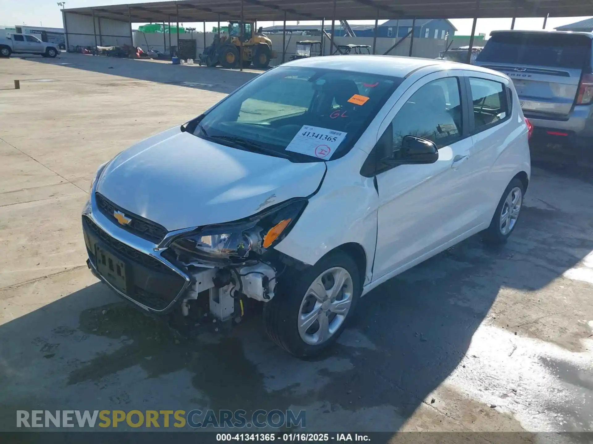 2 Photograph of a damaged car KL8CB6SA8KC817873 CHEVROLET SPARK 2019