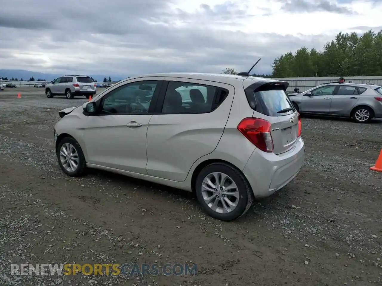2 fotografías del automóvil dañado KL8CD6SA4KC762137 CHEVROLET SPARK 2019