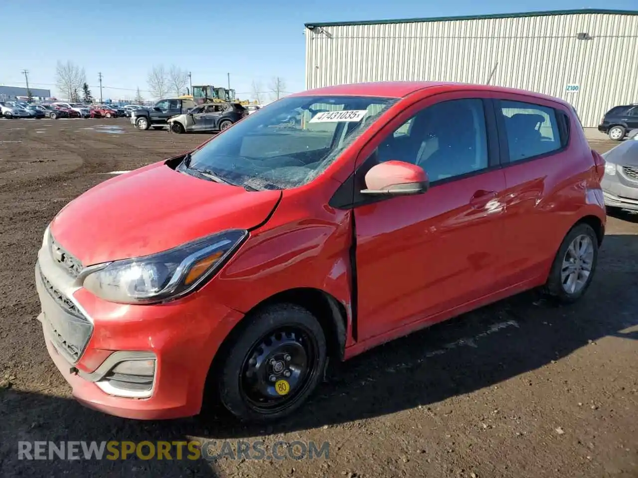 1 Photograph of a damaged car KL8CD6SA4KC789869 CHEVROLET SPARK 2019