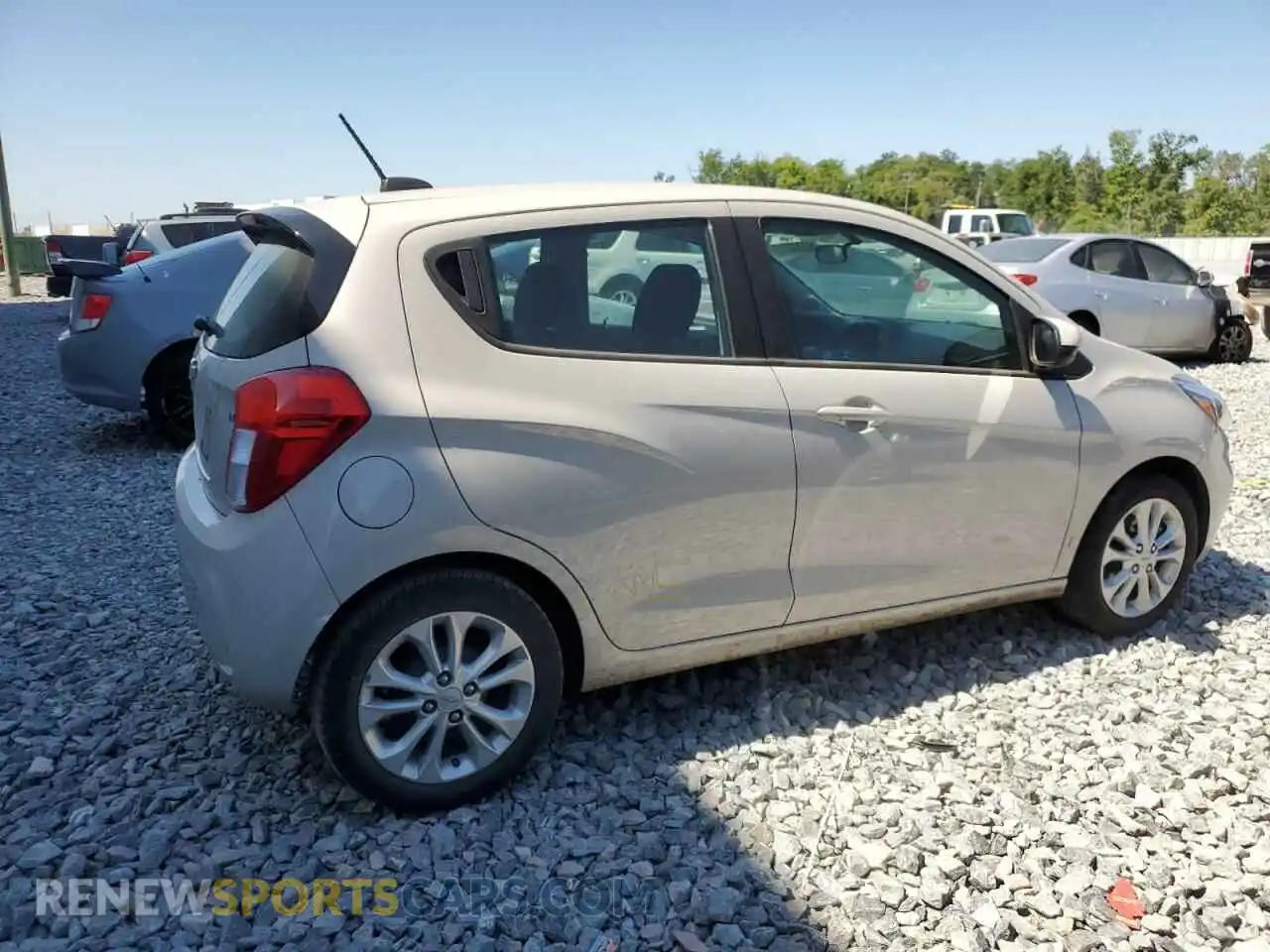3 Photograph of a damaged car KL8CD6SA4KC819114 CHEVROLET SPARK 2019
