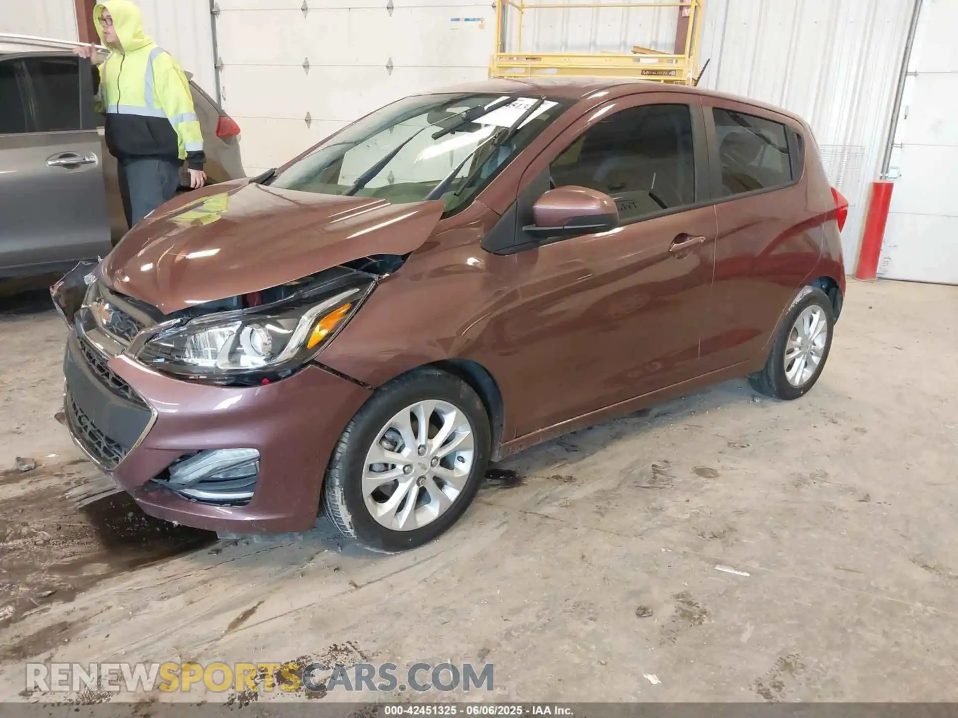 2 Photograph of a damaged car KL8CD6SA8KC764747 CHEVROLET SPARK 2019